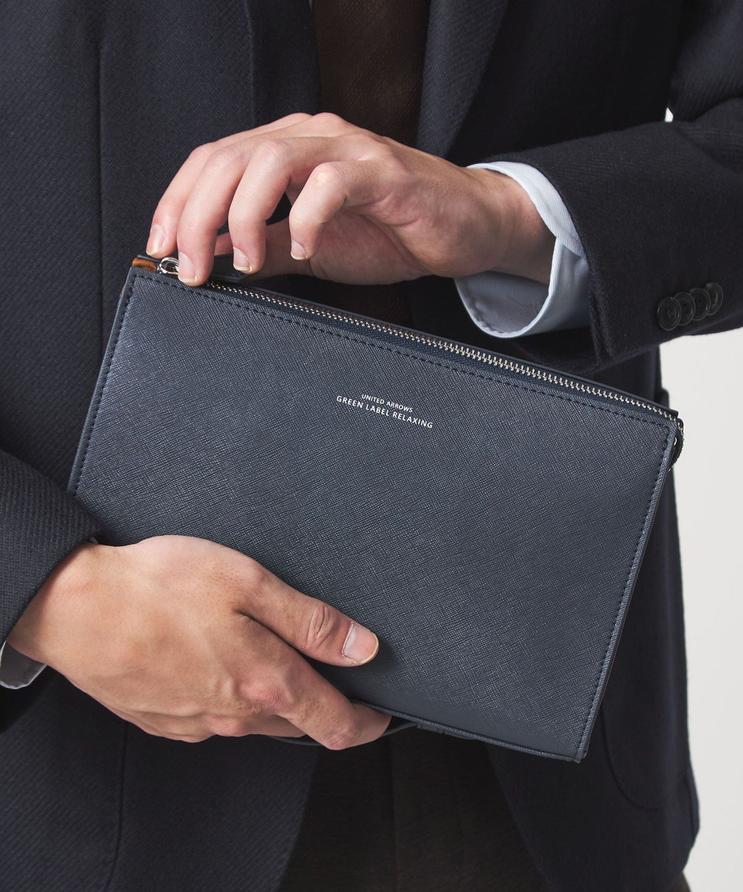 UNITED ARROWS green label relaxing｜レザーライク サフィアーノ