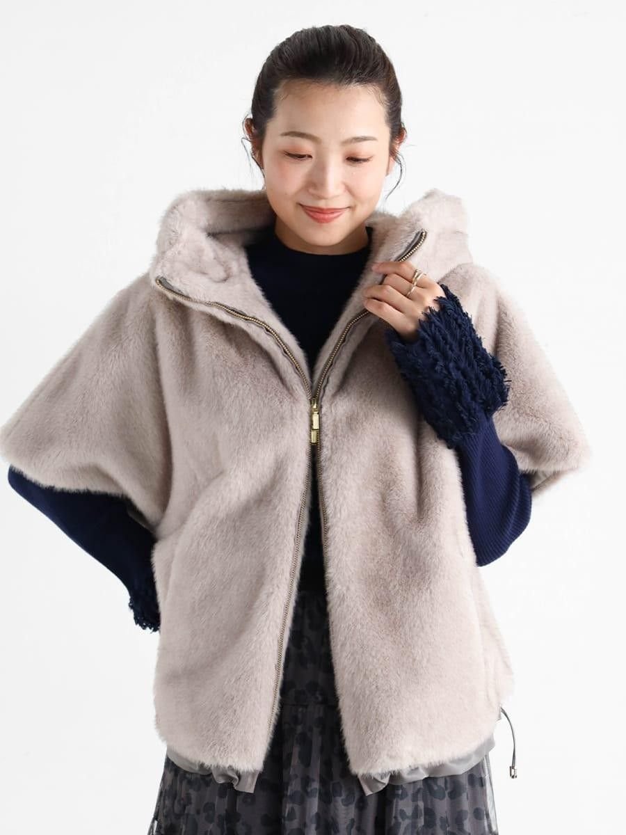 Vin｜ミンクライクフェイクファーコート | Rakuten Fashion(楽天