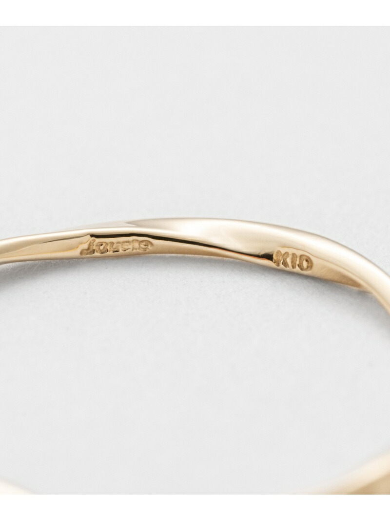 Jouete｜K10YG ツイスト ピンキーリング | Rakuten Fashion(楽天