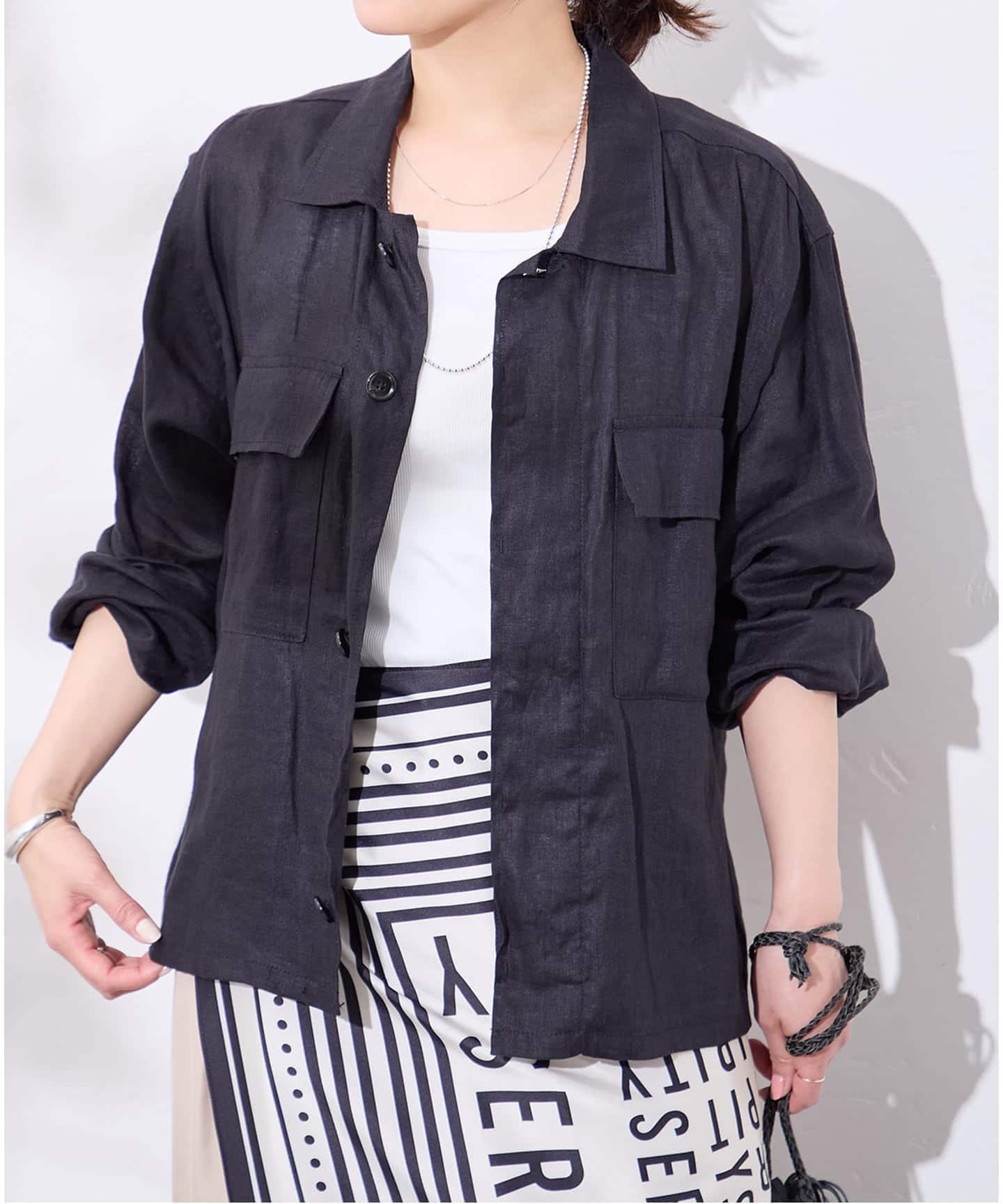 JOURNAL STANDARD｜《追加予約》リネンミリタリージャケット | Rakuten