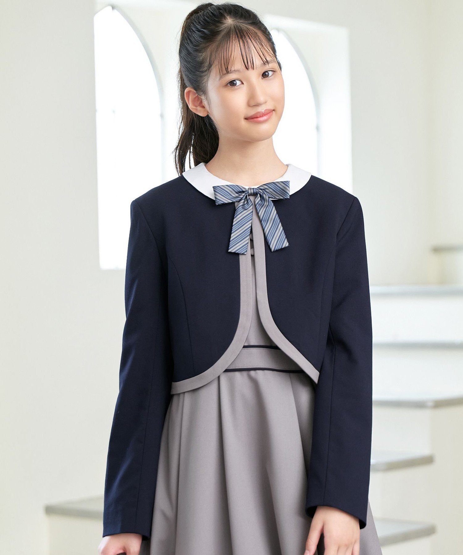 エニィファム】 入学式・卒園式 フォーマルワンピース ボレロ ブラウス