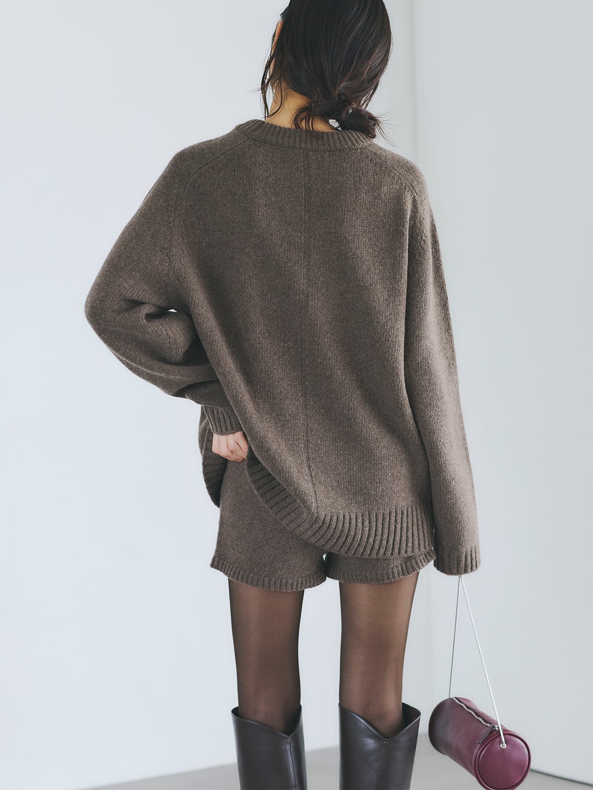 anuans｜HAMILTONウールカシミヤクルーネックプルオーバー | Rakuten