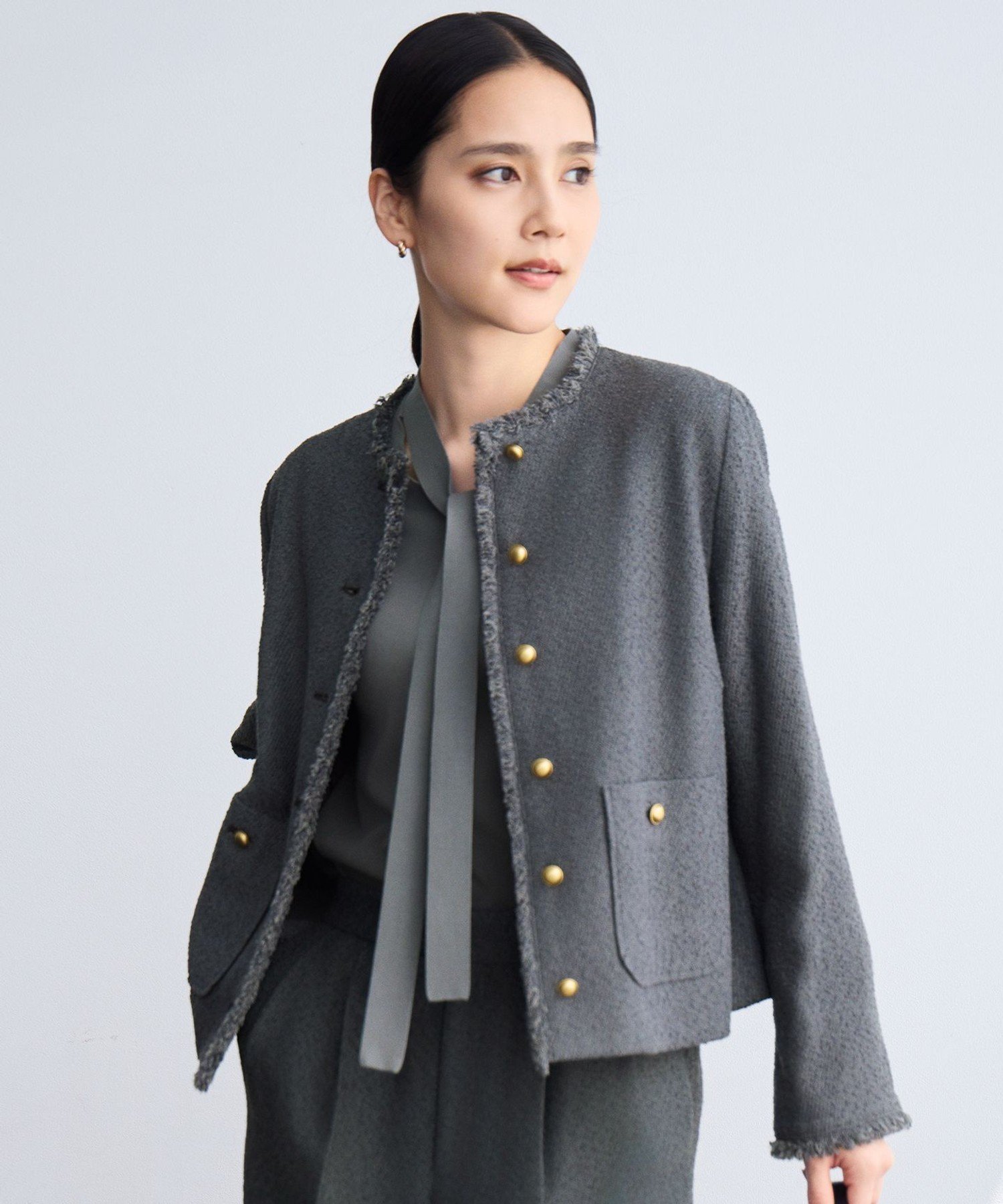 自由区｜【SHIHOさん着用】ブライトリングツイード ジャケット