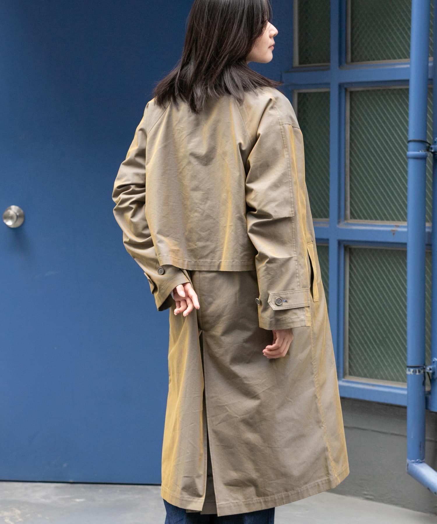 URBAN RESEARCH DOORS｜T/Cツイルステンカラーコート | Rakuten