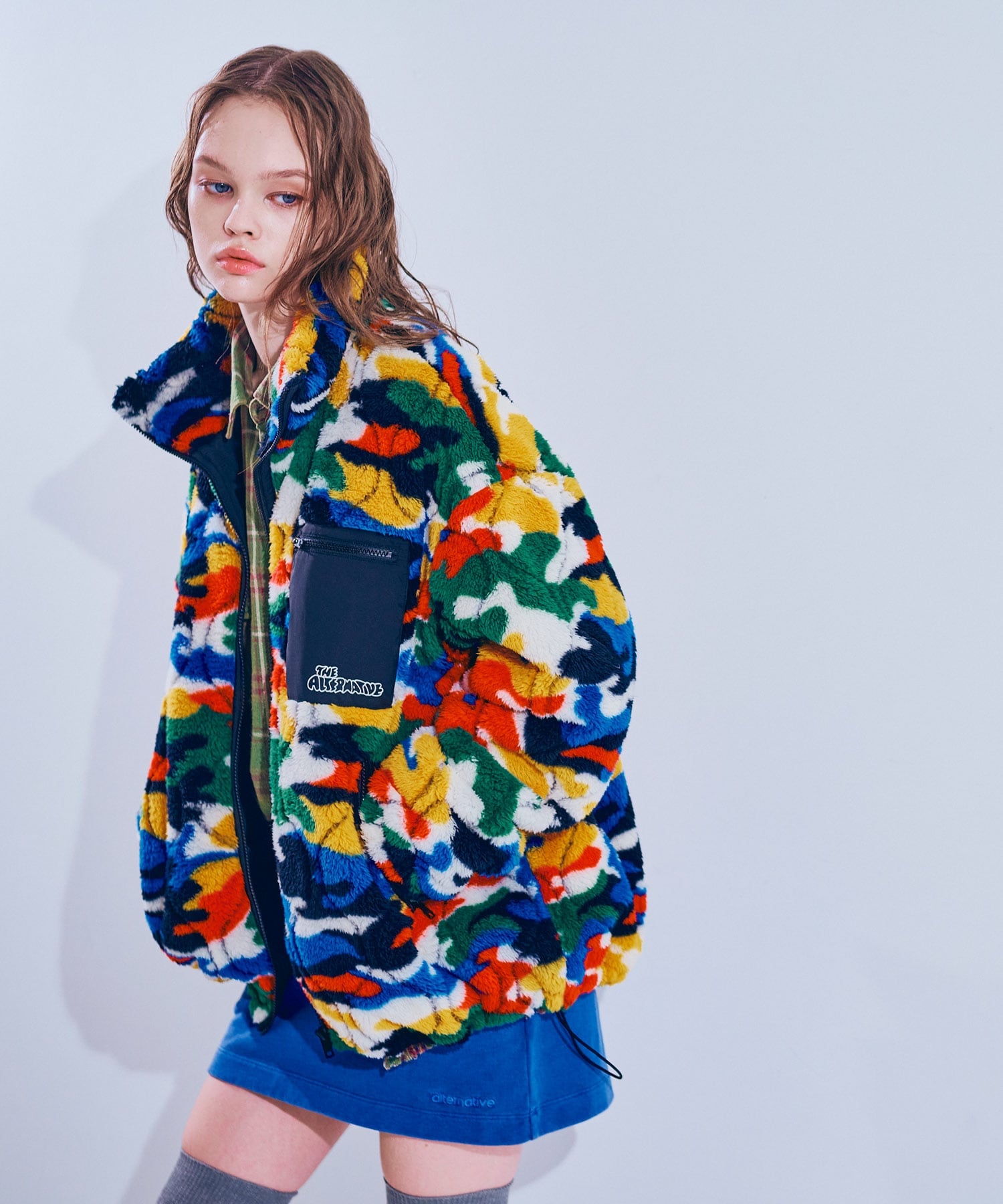 RNA｜J2126 キルティングジャガードフリースボアジャケット | Rakuten