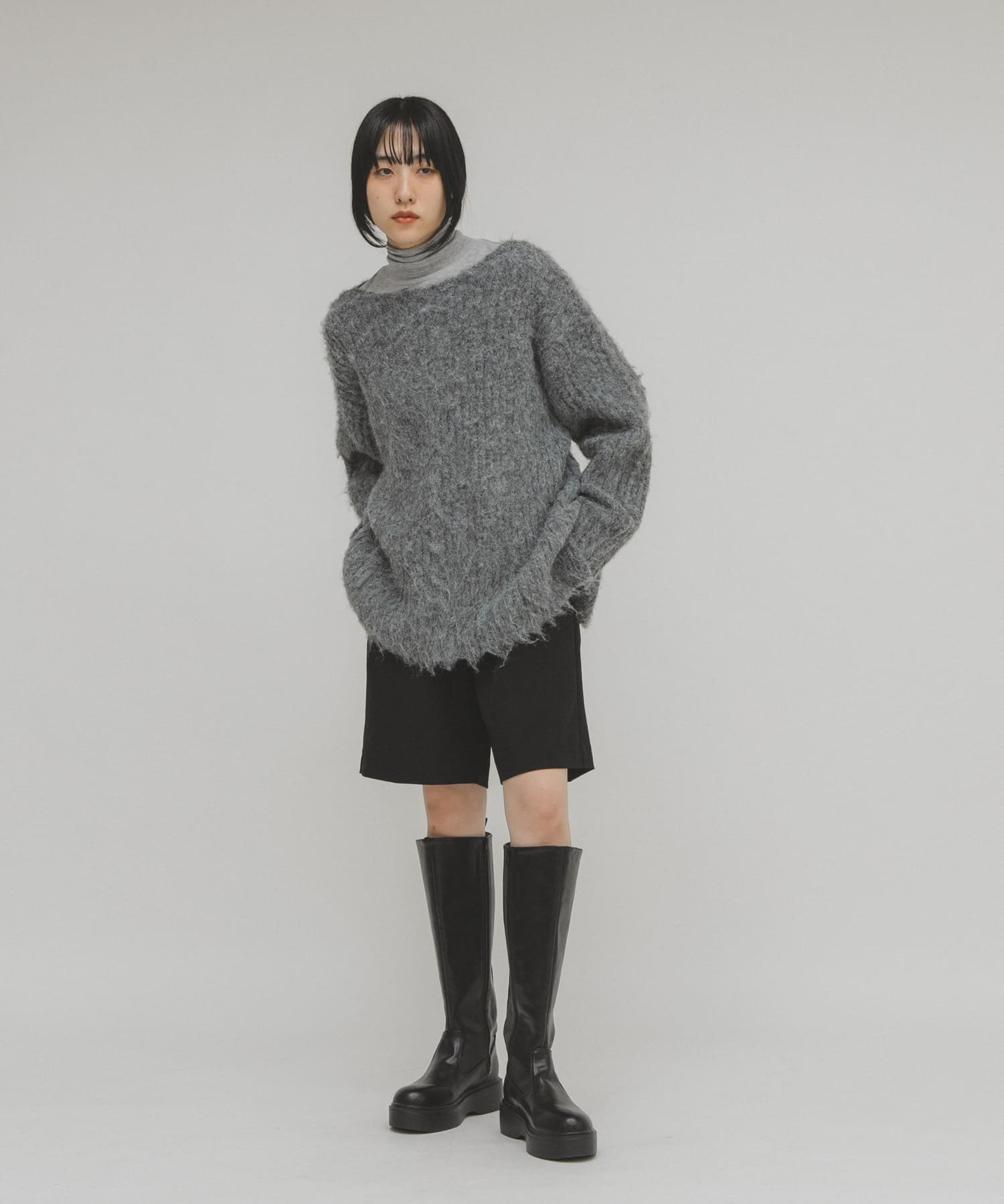 KBF｜プラットフォームロングブーツ | Rakuten Fashion(楽天