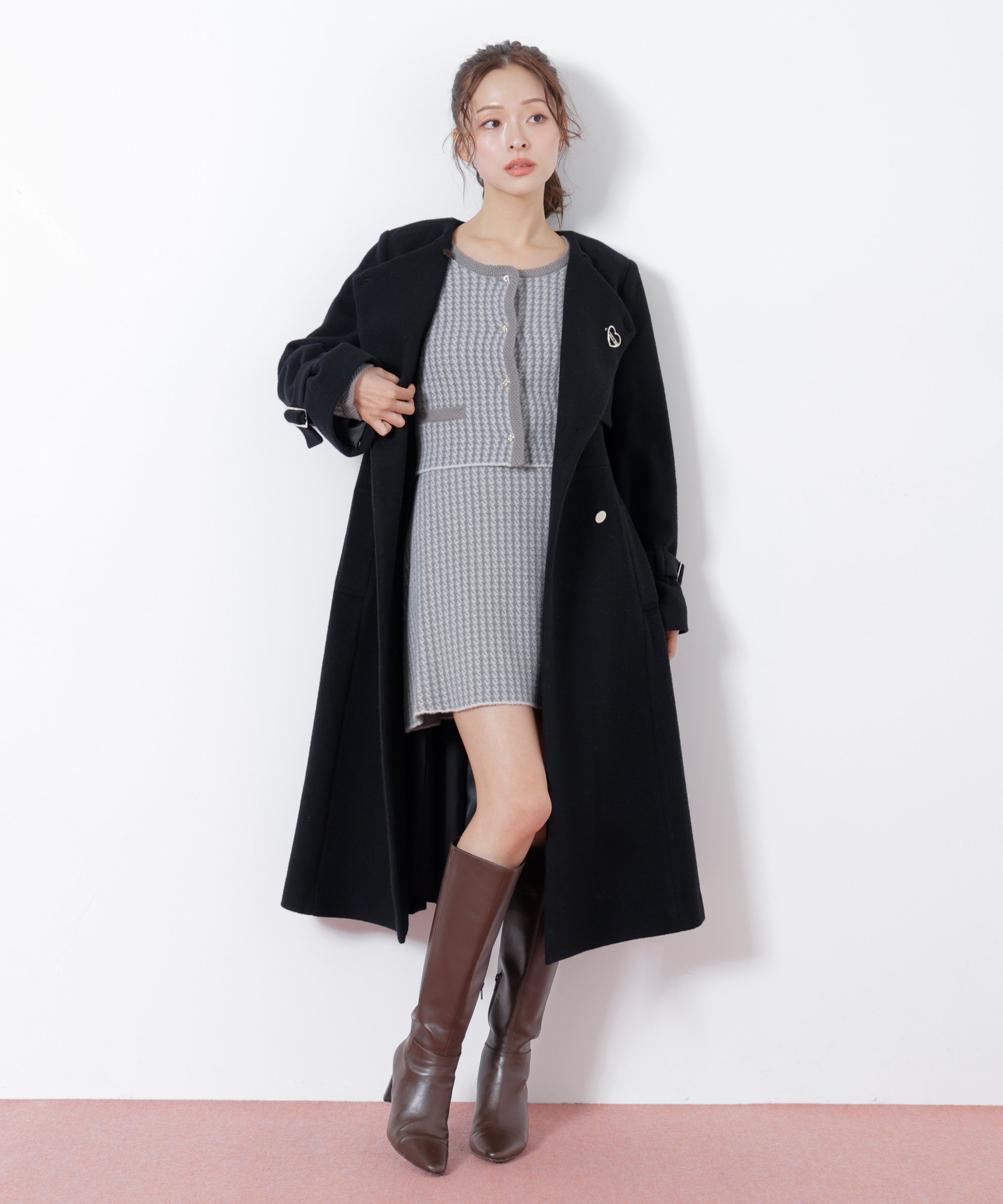 JILL by JILL STUART｜ノーカラードレストレンチコート | Rakuten