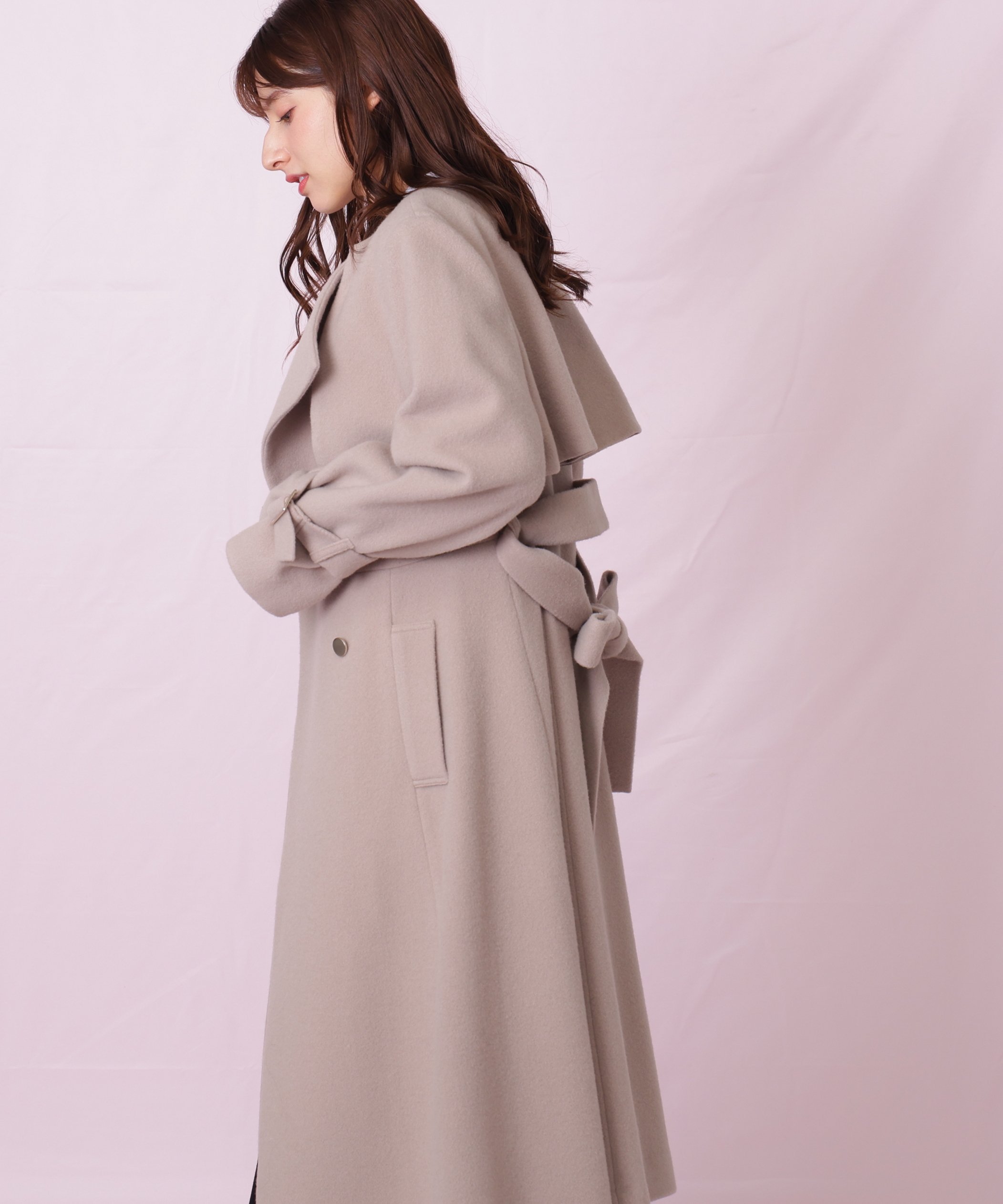 JILL by JILL STUART｜ノーカラードレストレンチコート | Rakuten