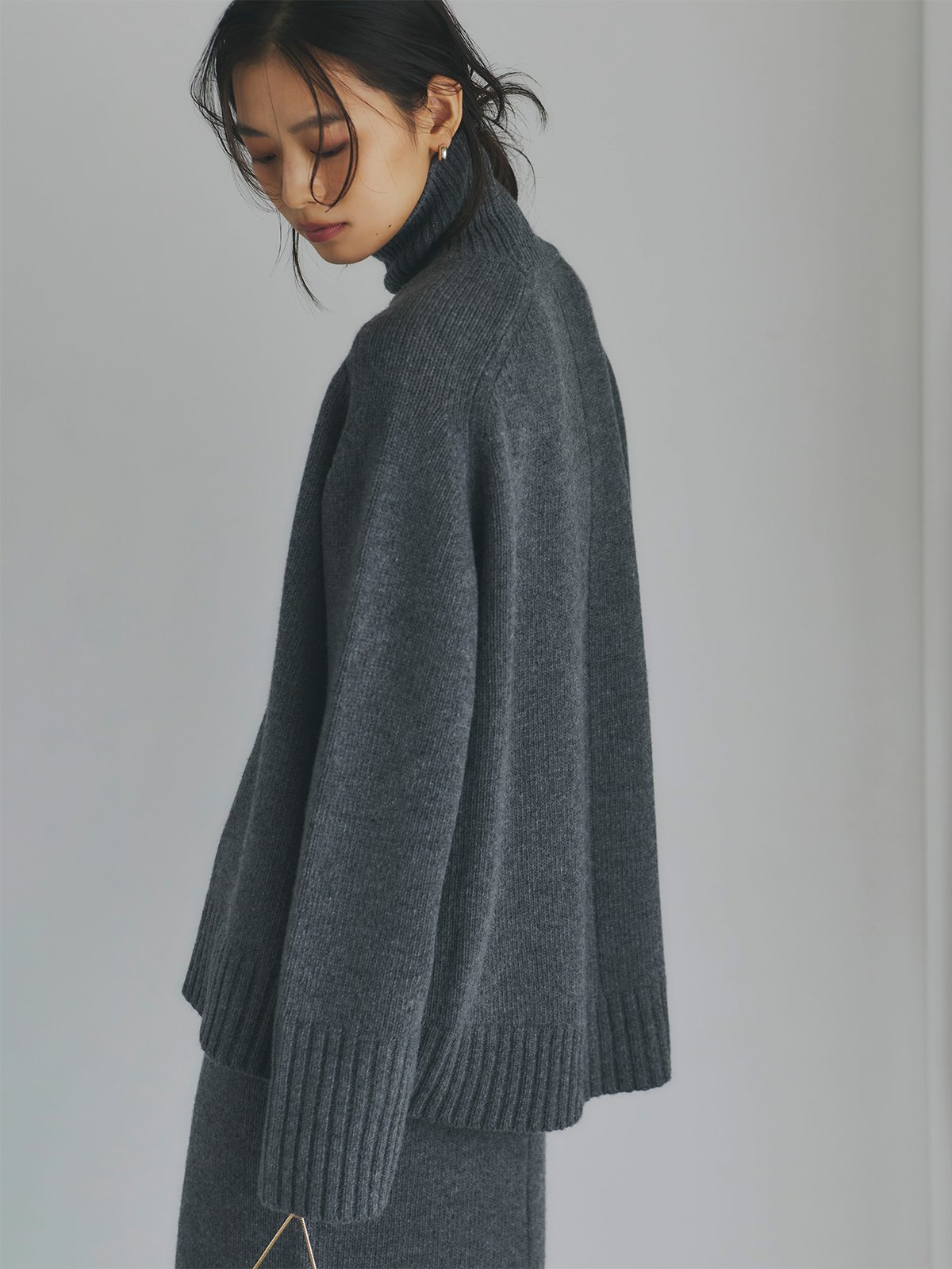 anuans｜HAMILTONウールカシミヤタートルネックプルオーバー | Rakuten