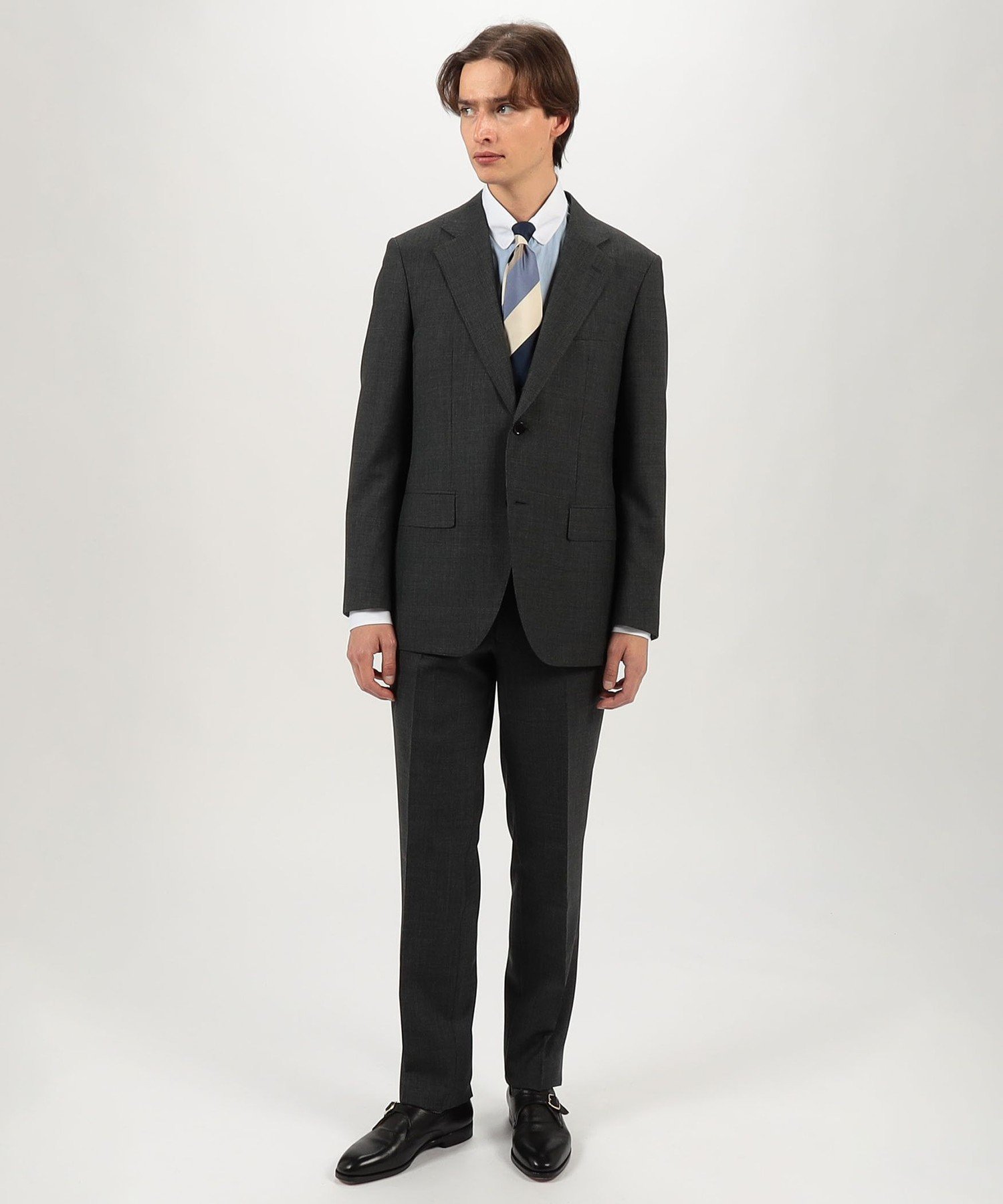 TOMORROWLAND｜ウール シングルブレステッド 2Bスーツ BRITISH TEX