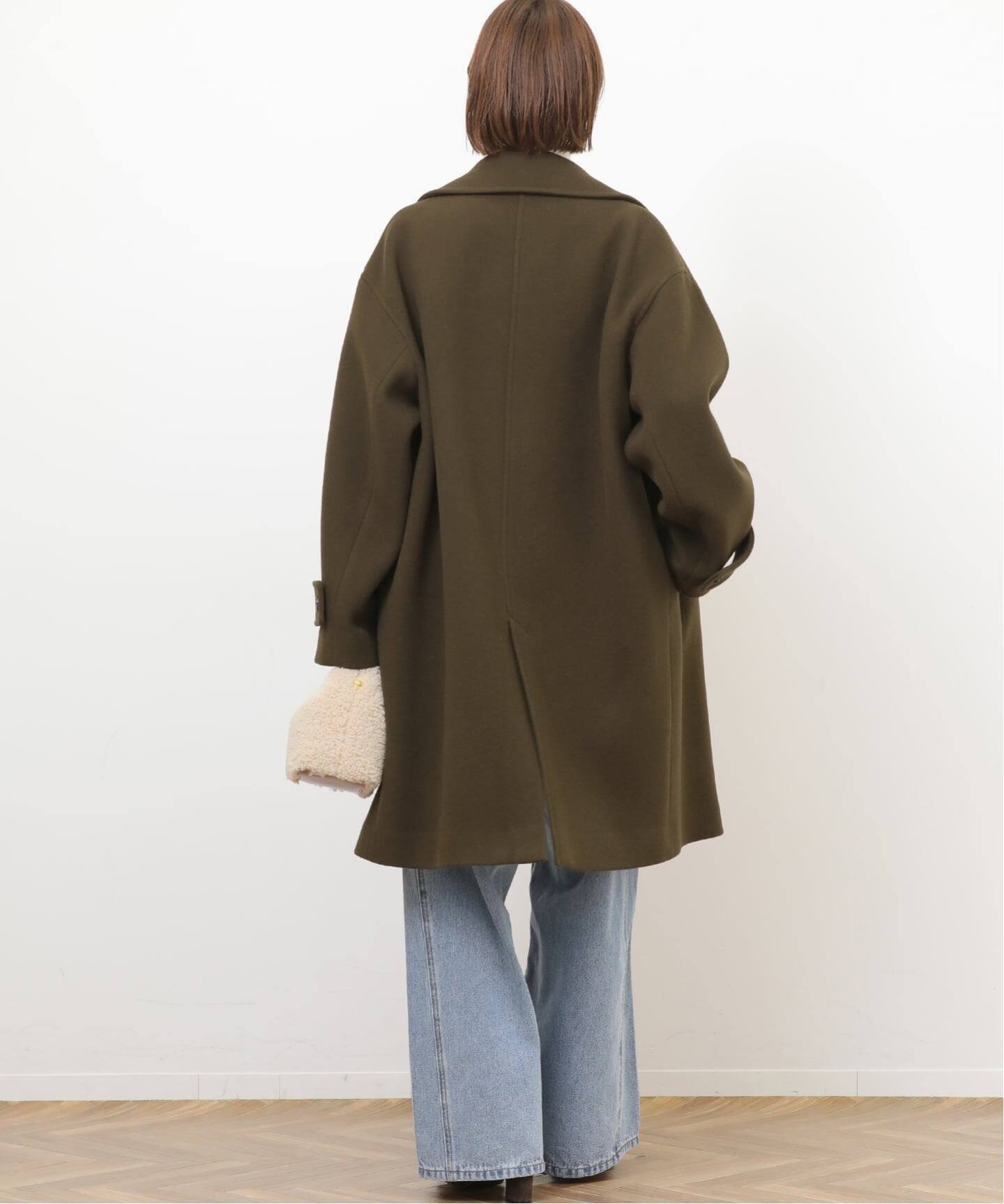 JOURNAL STANDARD relume｜《追加》ピュアラムロングコクーンコート