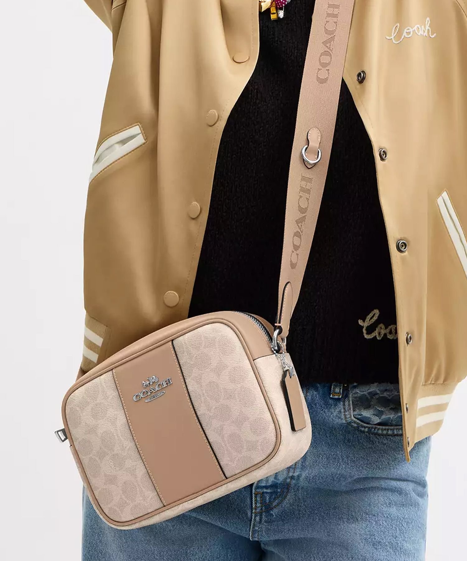 コーチ(COACH) ストライプ ショルダーバッグ | 通販・人気ランキング