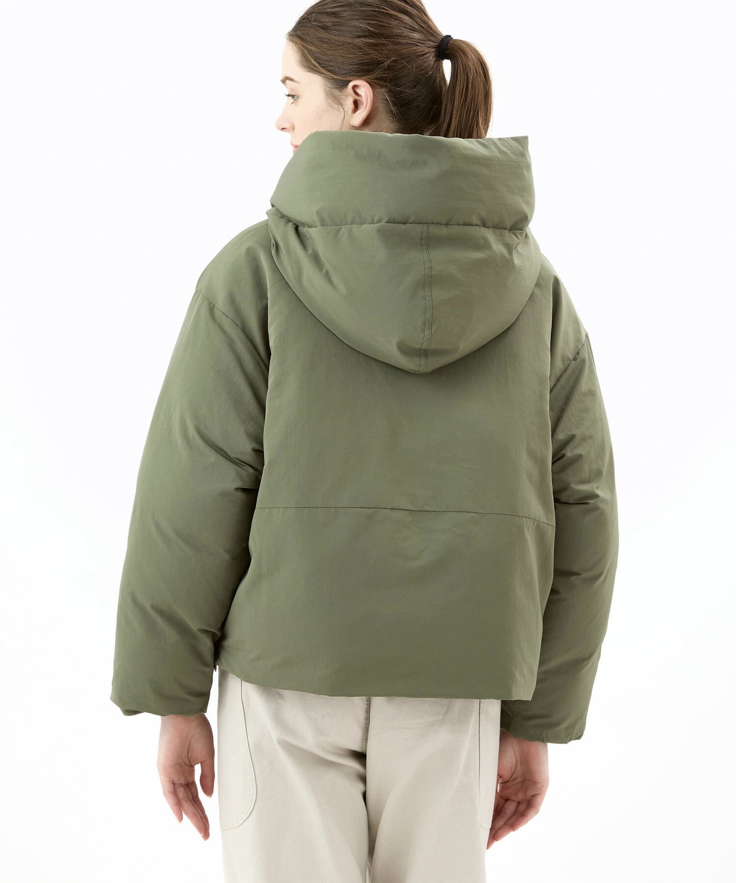 Bshop｜ORCIVAL | ポリエステルタフタ フードダウンジャケット WOMEN