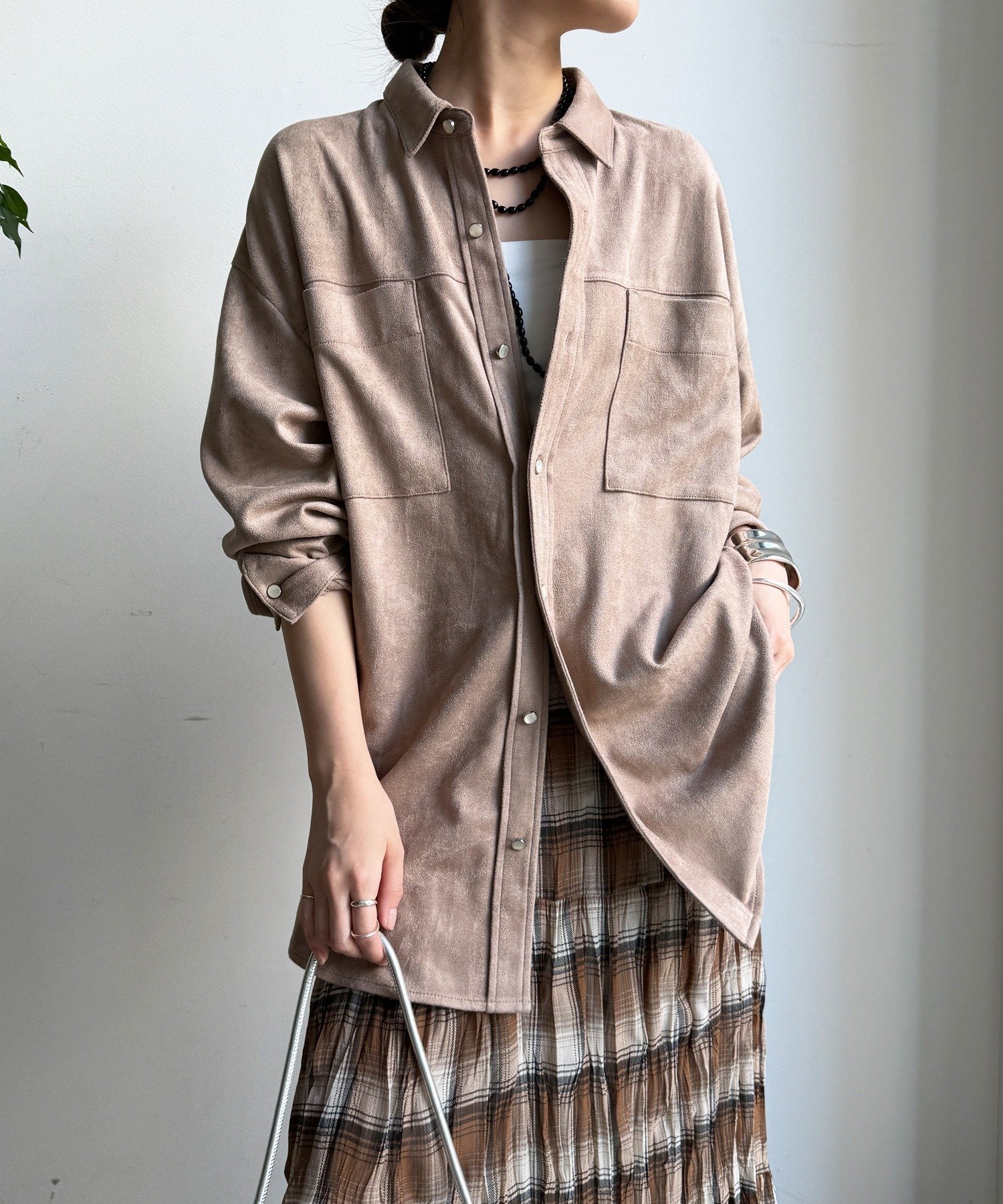 DOUDOU｜スウェードシャツ | Rakuten Fashion(楽天ファッション／旧