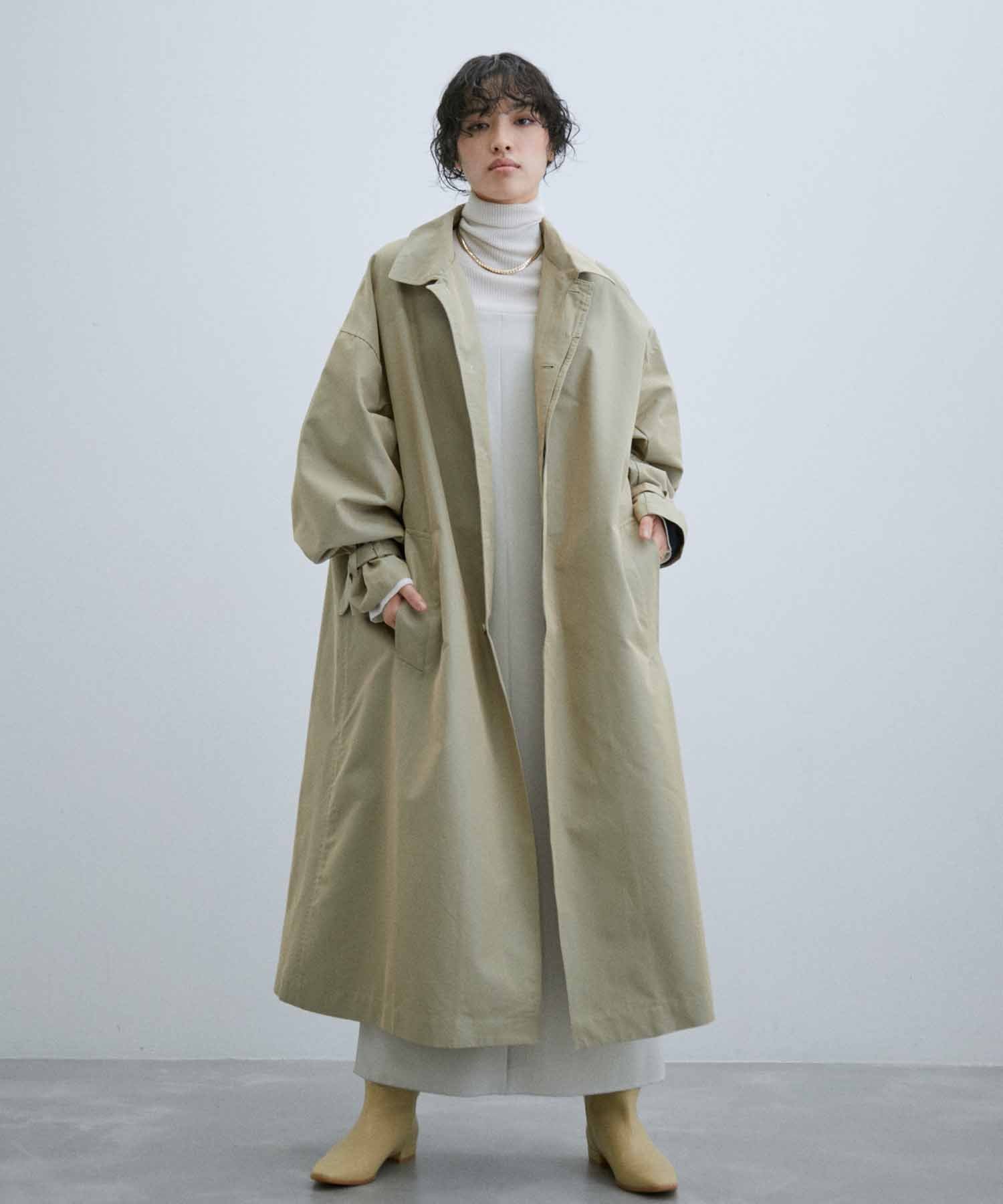 ADAM ET ROPE'｜【WEB限定】玉虫色 ボリュームスリーブ バルマカーン