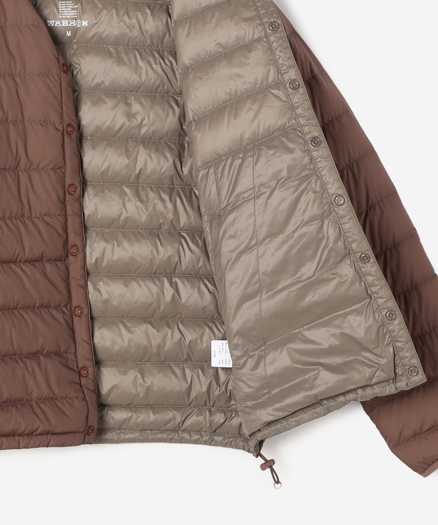 美品】DANTON インナーダウンジャケット モカブラウン M みんな大好き