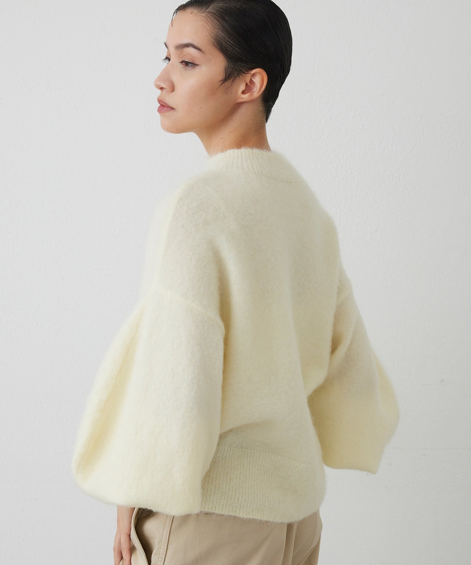 Whim Gazette｜【THE PAUSE】バレルスリーブニット | Rakuten Fashion