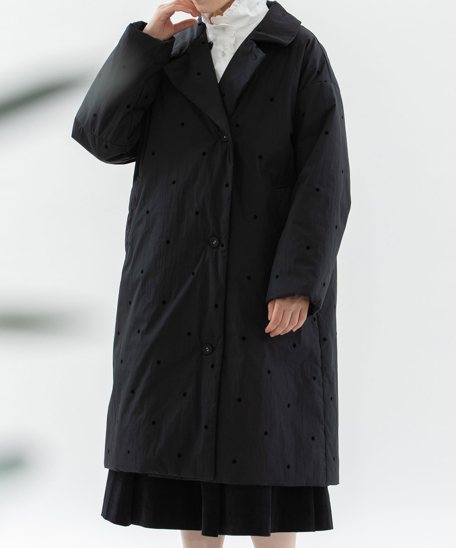 POU DOU DOU｜フロッキーpolka中綿3wayカラーコート | Rakuten Fashion