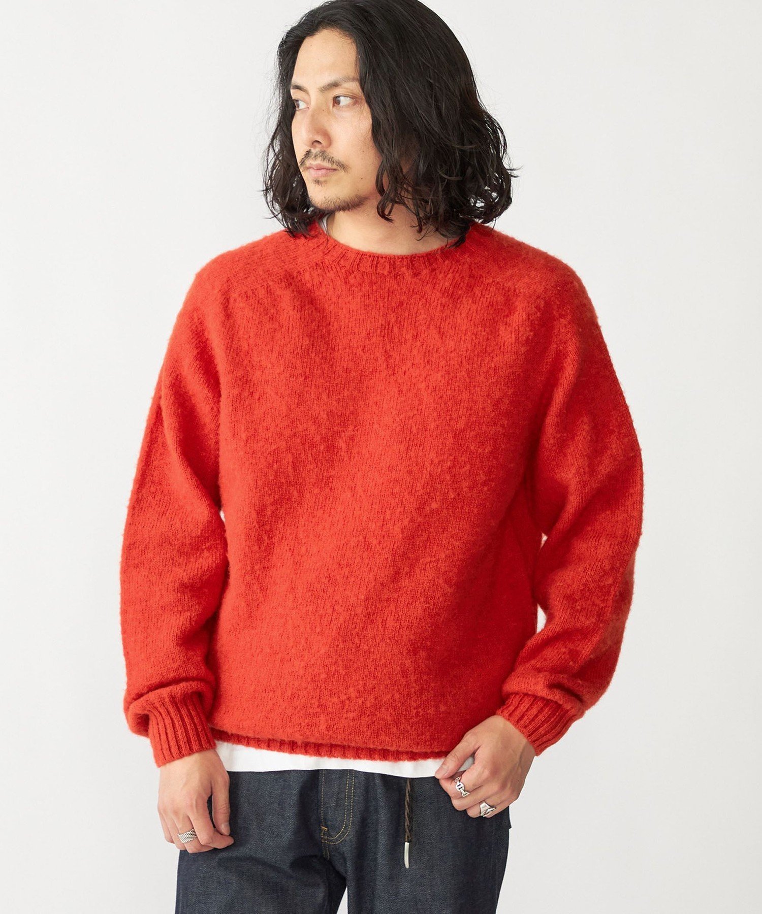 SHIPS｜【SHIPS別注】HARLEY OF SCOTLAND:ウォッシャブル シャギー