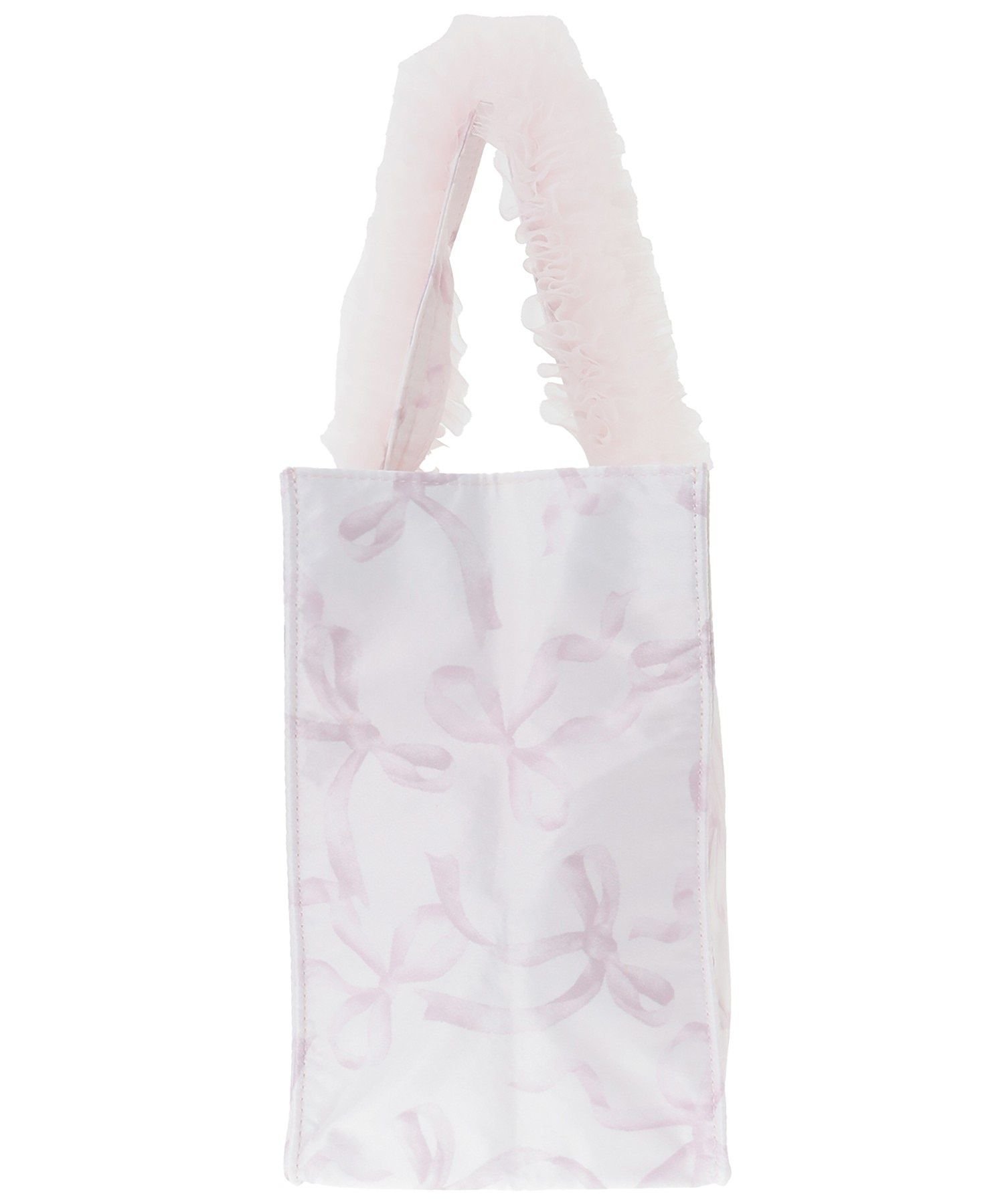 Maison de FLEUR｜ピンクマニアフリルスクエアトートSバッグ | Rakuten