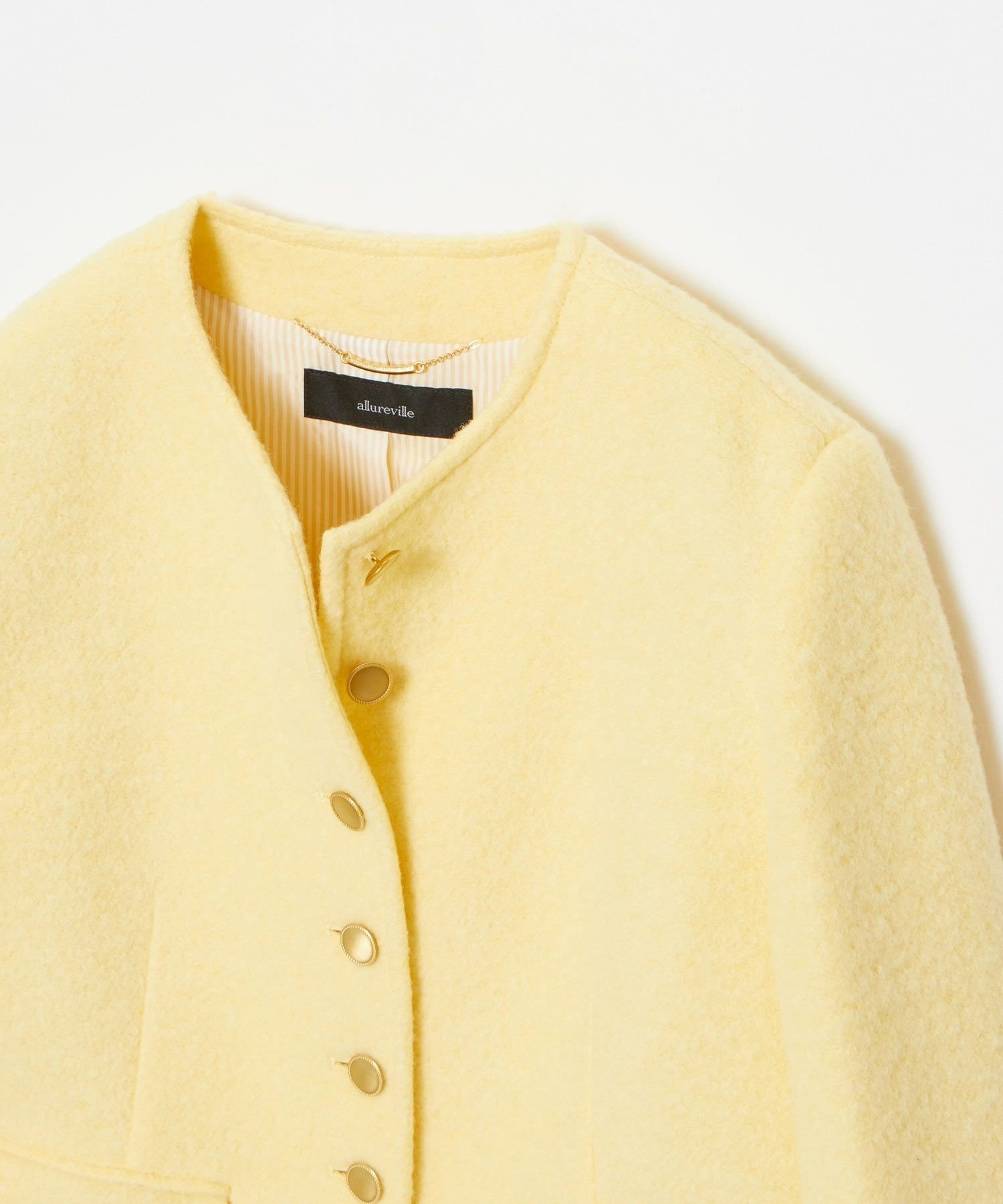 allureville｜ブークレーノーカラージャケット | Rakuten Fashion(楽天