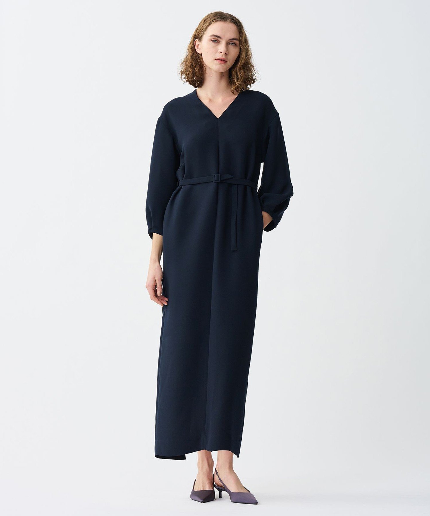 uncrave｜ウォッシャブル ダブルクロス ワンピース | Rakuten Fashion