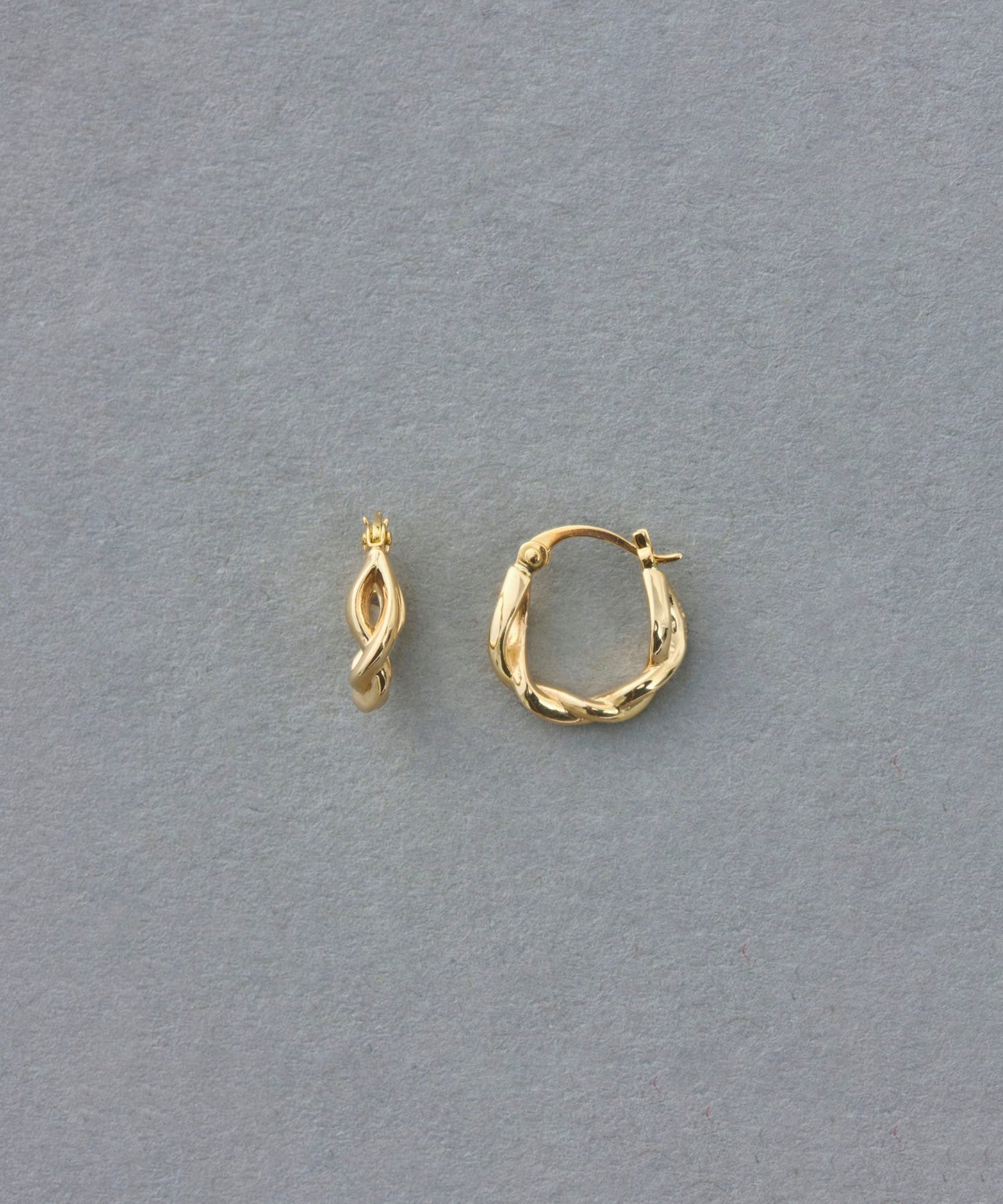 ete｜K10YG ツイスト フープ ピアス | Rakuten Fashion(楽天