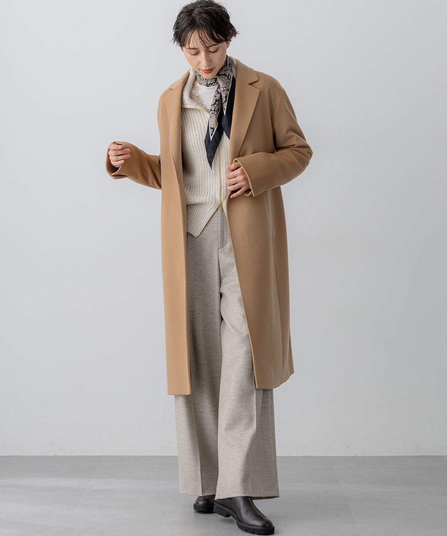 23区｜ウールカシミヤビーバー チェスター コート | Rakuten Fashion