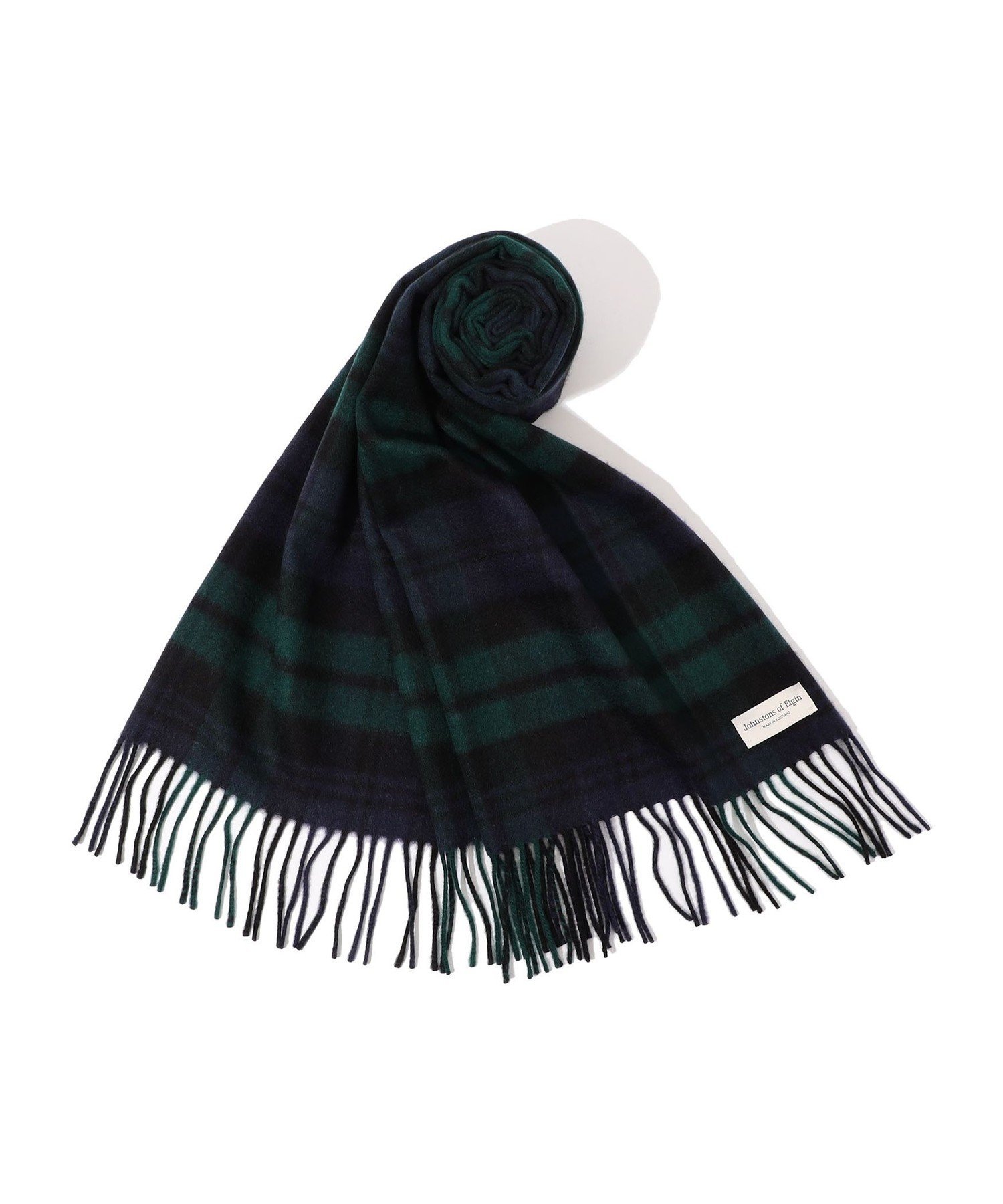 TOMORROWLAND｜Johnstons of Elgin カシミヤ タータンチェックマフラー