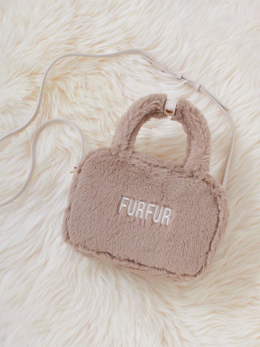 FURFUR｜【限定カラー】エコファースクエアボストンバッグ | Rakuten