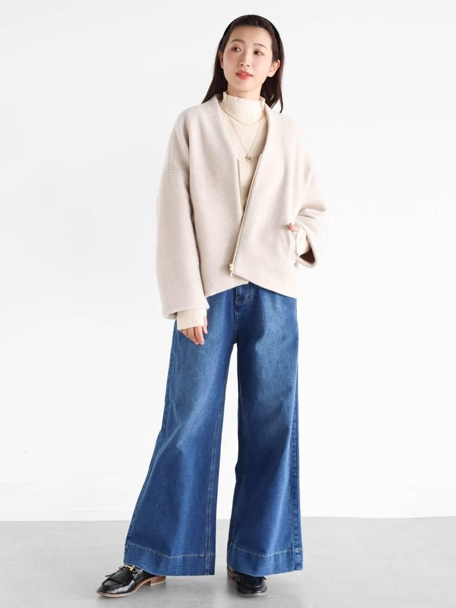 Vin｜Vネックウールブレンドショートコート | Rakuten Fashion(楽天