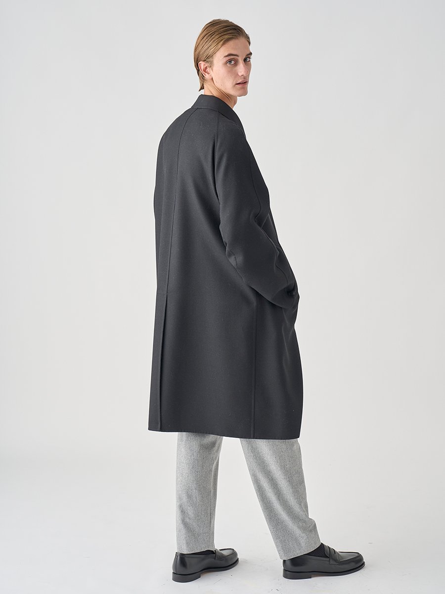 JOHN SMEDLEY｜ウールダブルクロス バルマカーンコート |FC214