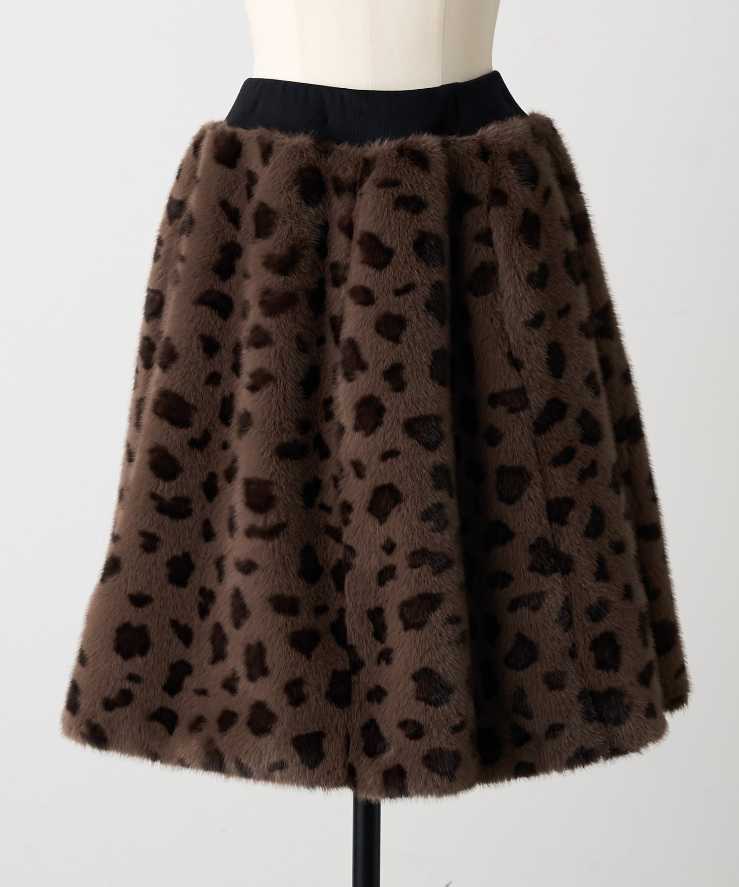 BEARDSLEY｜《15 quinze》レオパードファースカート | Rakuten Fashion
