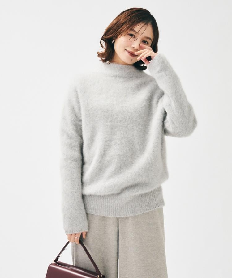 UNTITLED｜【大人な品格/ふわふわニット】フォックスカシミヤ コクーン