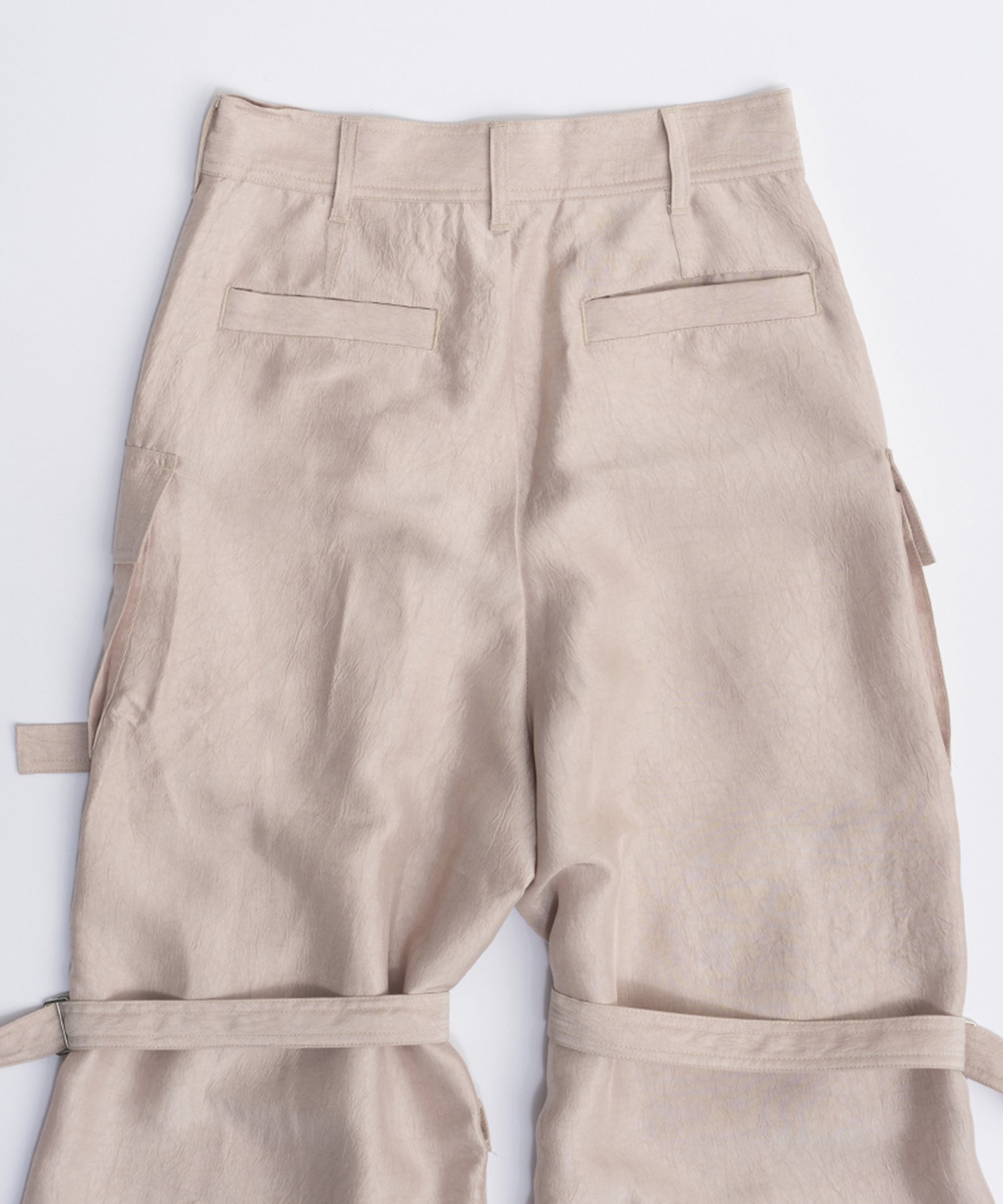 PRANK PROJECT｜クラッシュサテンボンテージパンツ / Crushed Satin