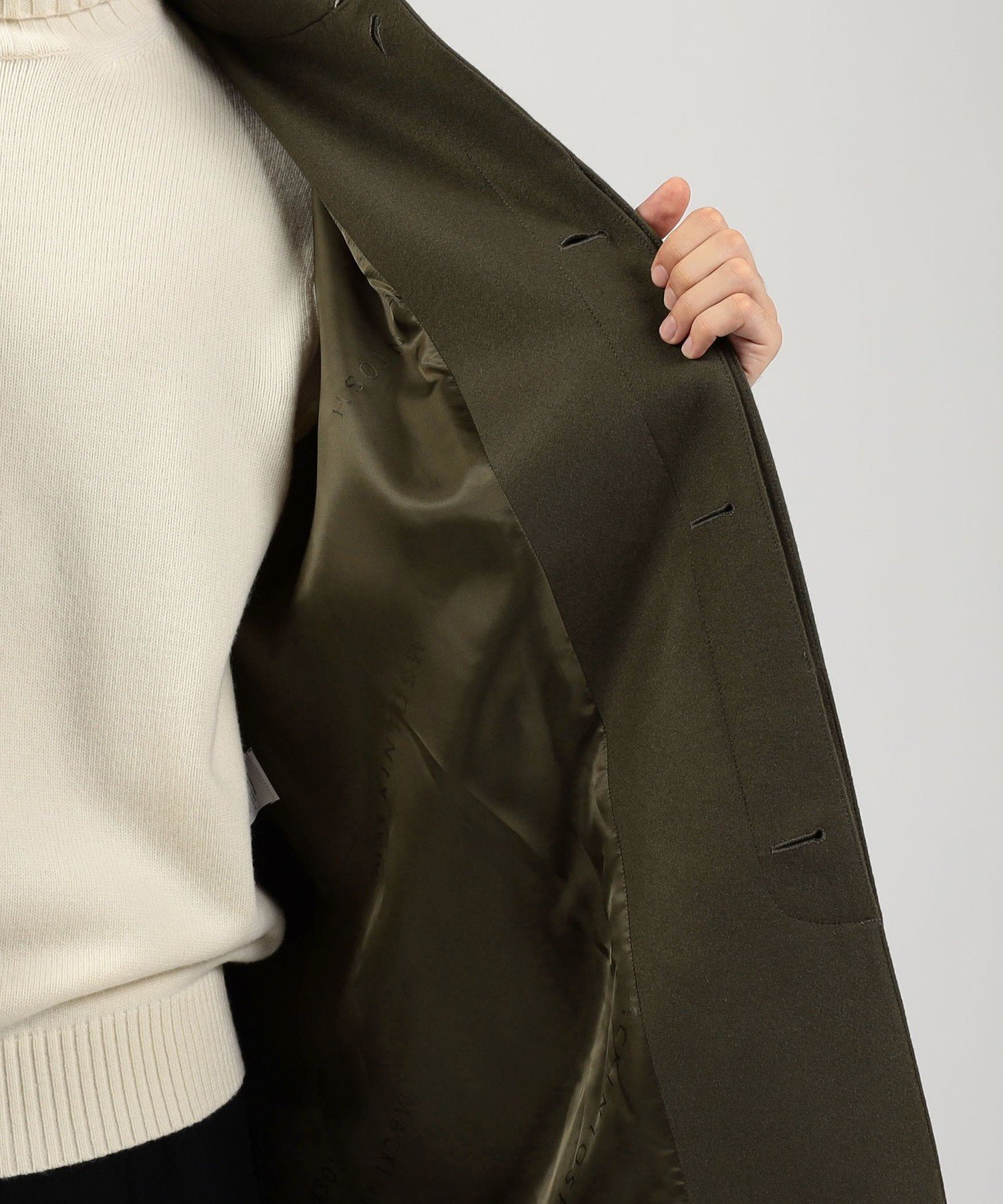 TOMORROWLAND｜【別注】MACKINTOSH DUNKELD ウールステンカラーコート