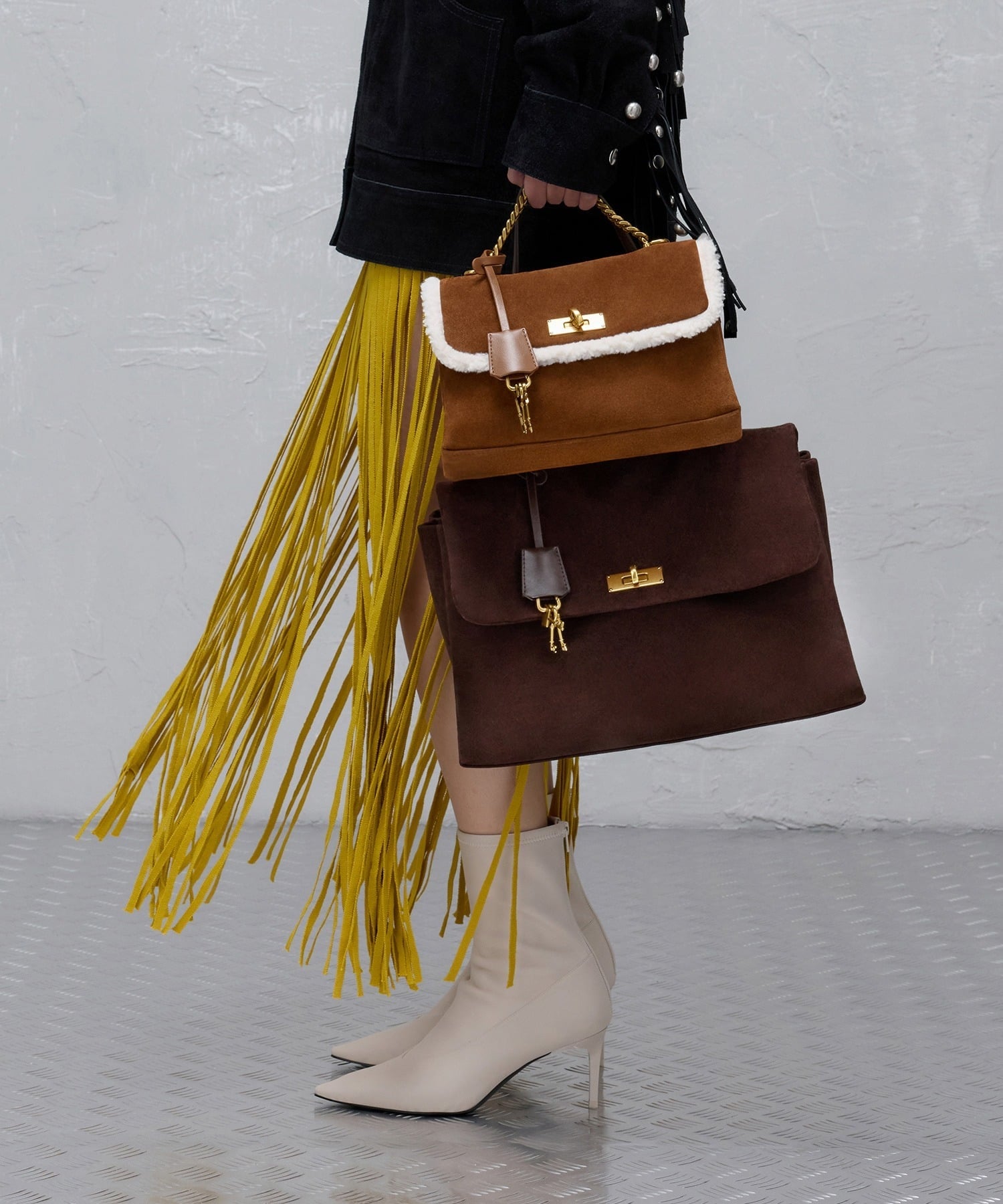 CHARLES & KEITH｜Kerry ケリー トップハンドルサッチェルバッグ