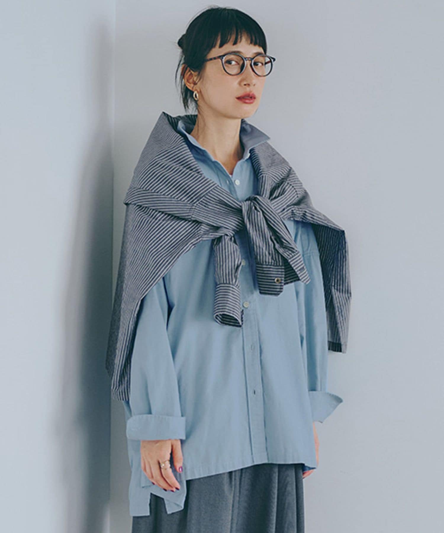 studio CLIP｜ソフトオックスポンチョシャツ | Rakuten Fashion(楽天