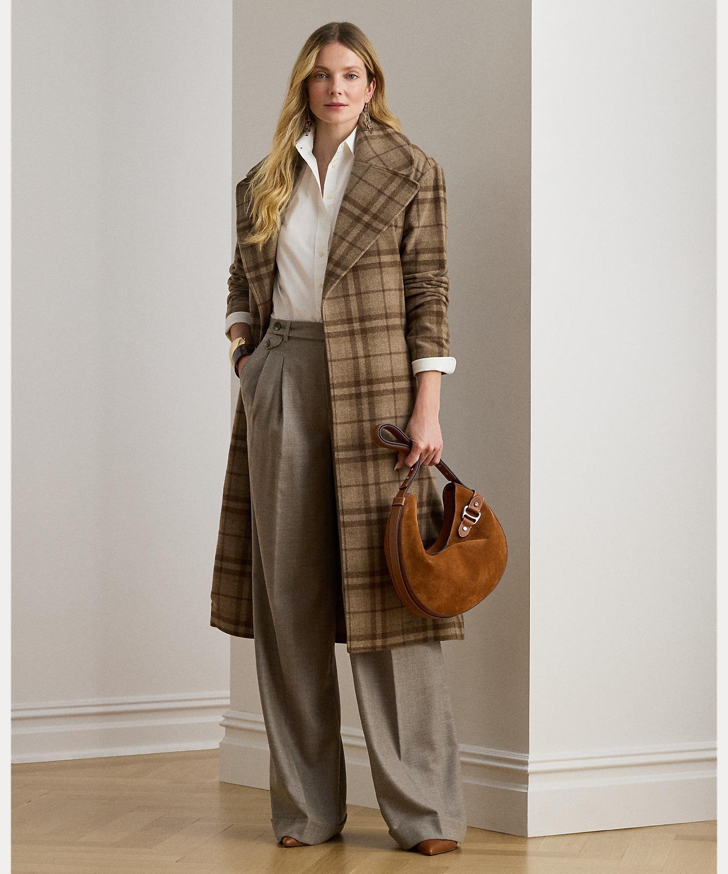 RALPH LAUREN｜ダブルブレステッド ヘリンボーン コート | Rakuten