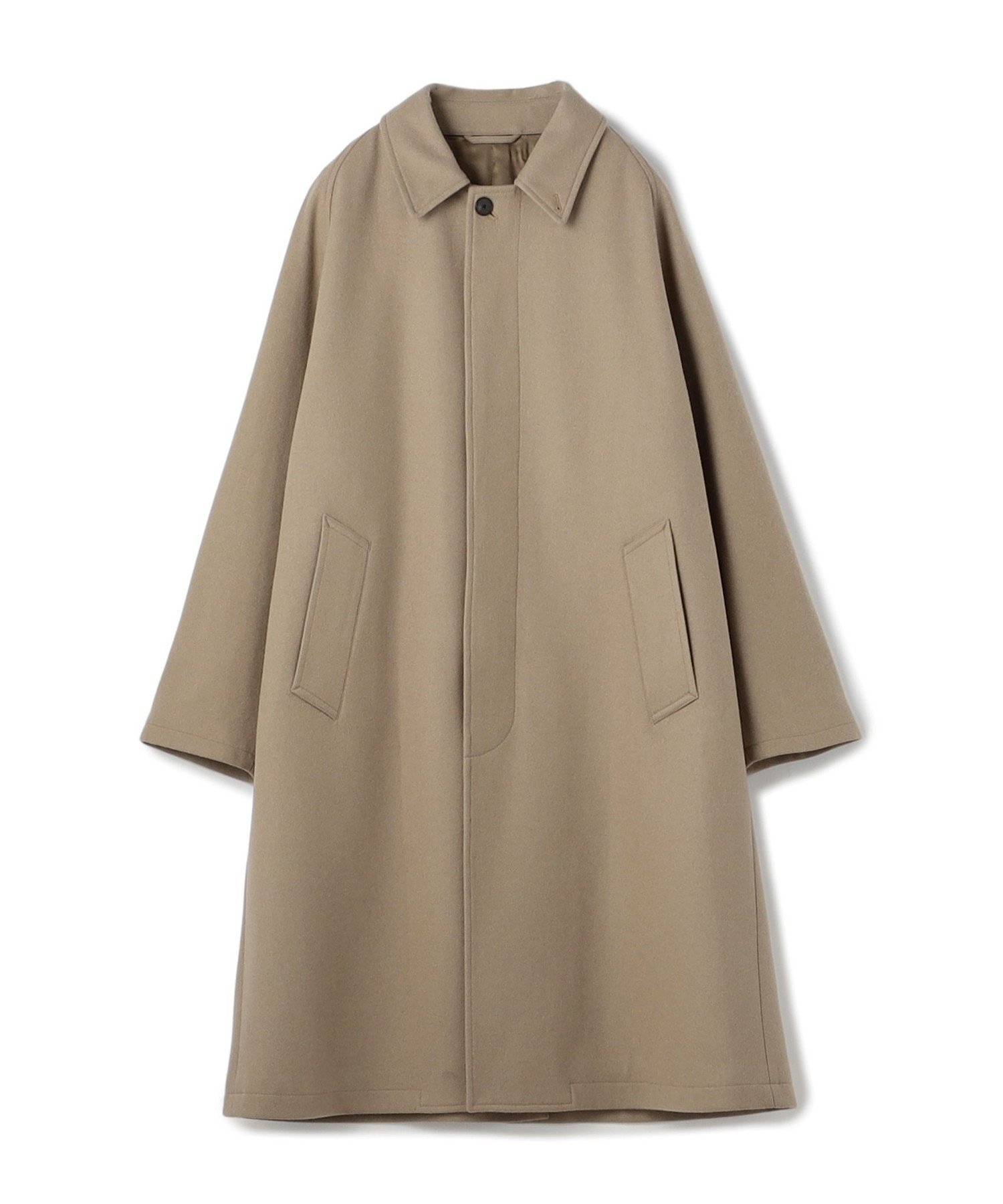 TOMORROWLAND｜ウールナイロン バルカラーコート | Rakuten Fashion