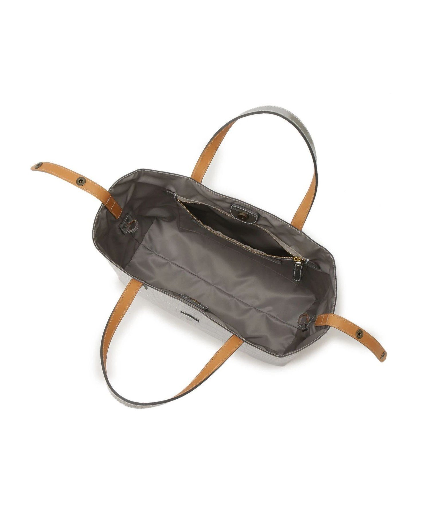 Felisi｜【Felisi/フェリージ】クロコ型押し レザー ハンドバッグ