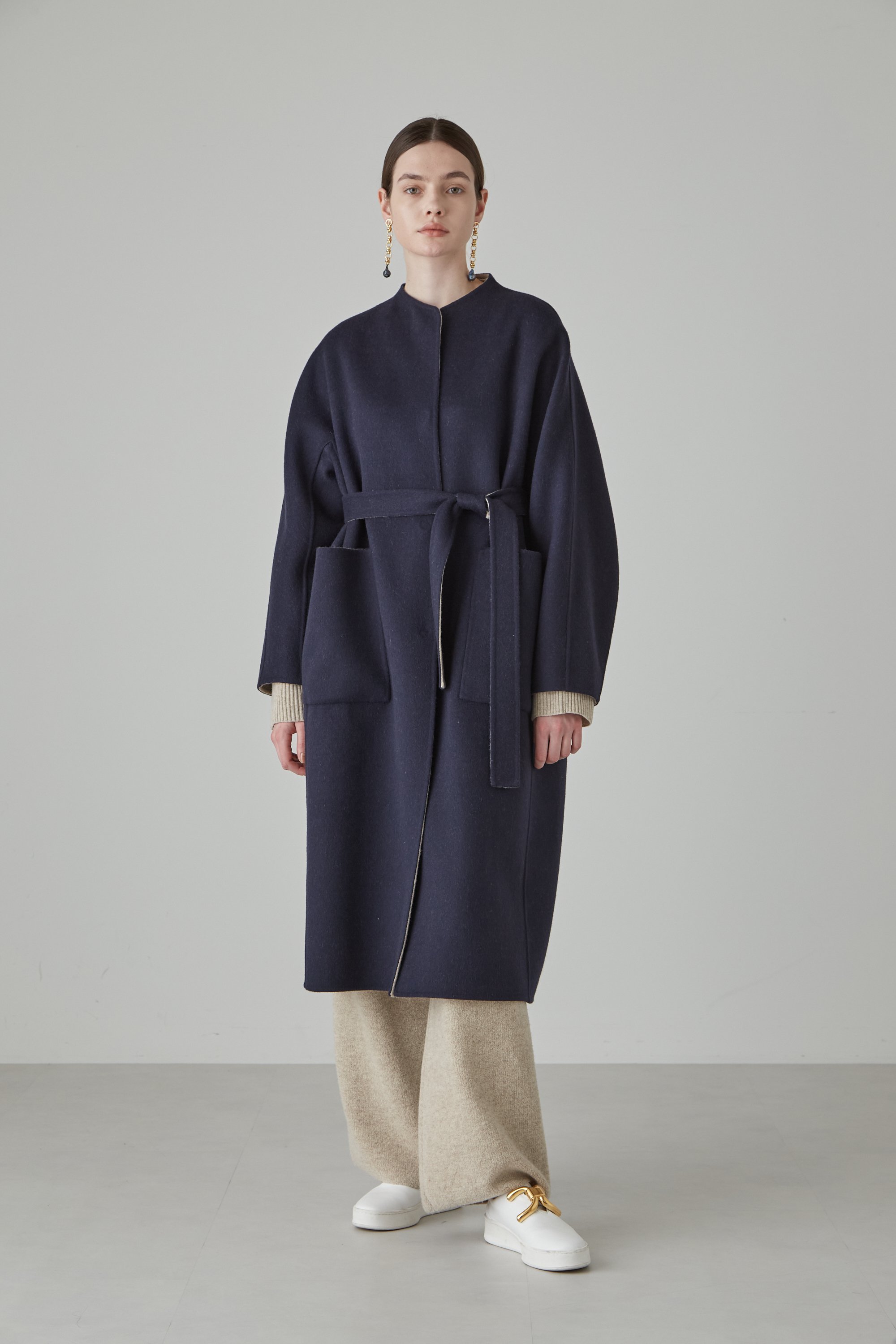 ADORE｜カシミヤ混 2TONE リバーロングコート | Rakuten Fashion(楽天