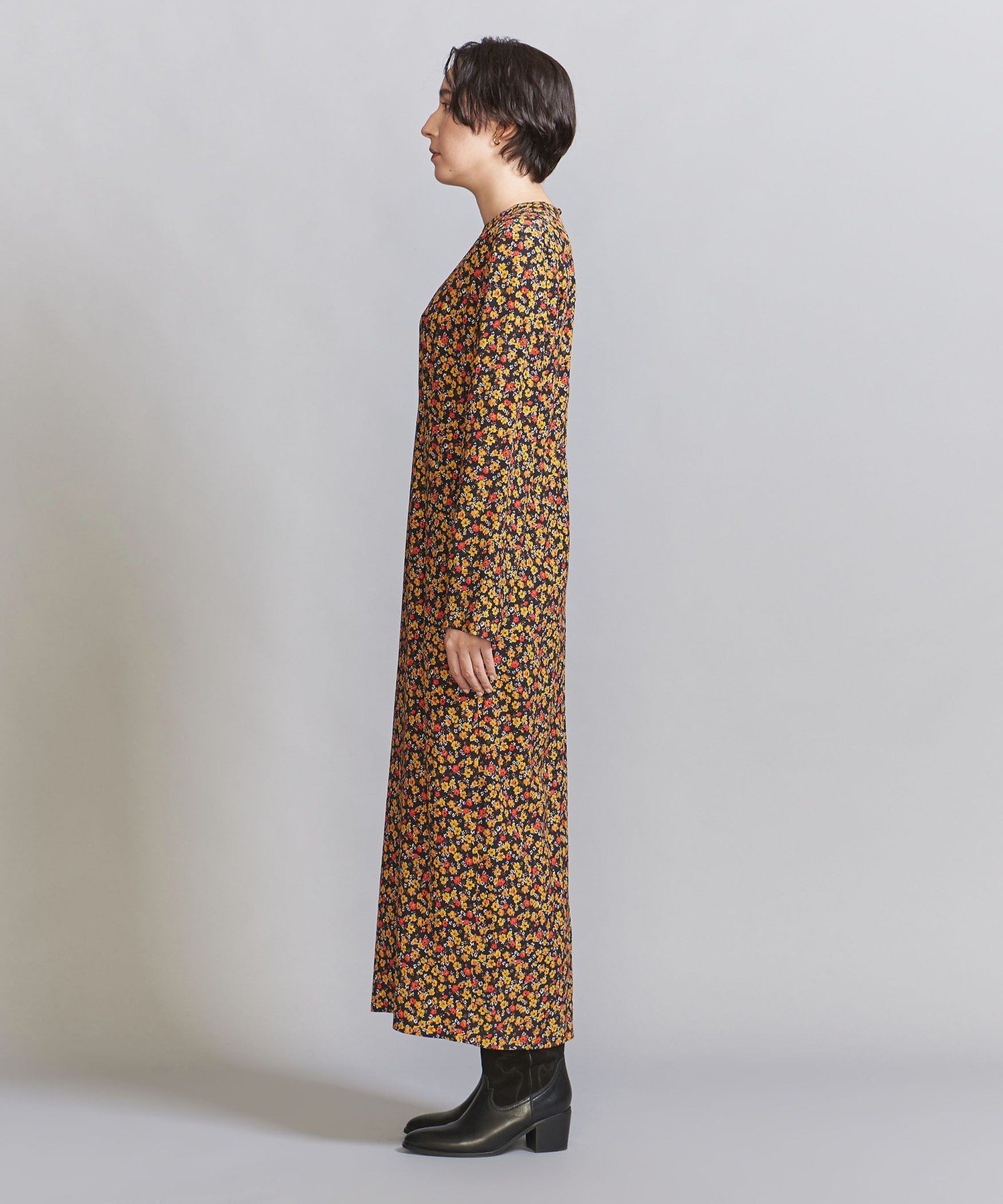 UNITED ARROWS LTD. OUTLET｜レーヨンフラワープリント ワンピース