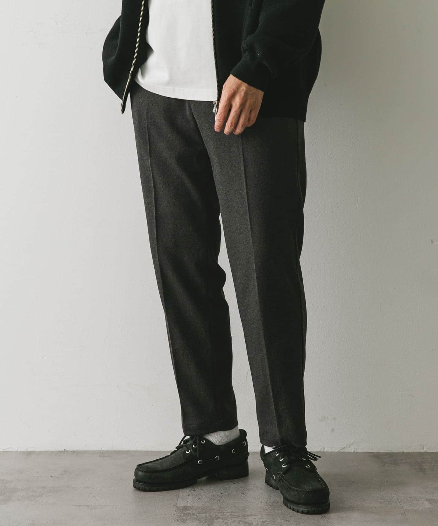 URBAN RESEARCH DOORS｜ウールライクテーパードトラウザー | Rakuten