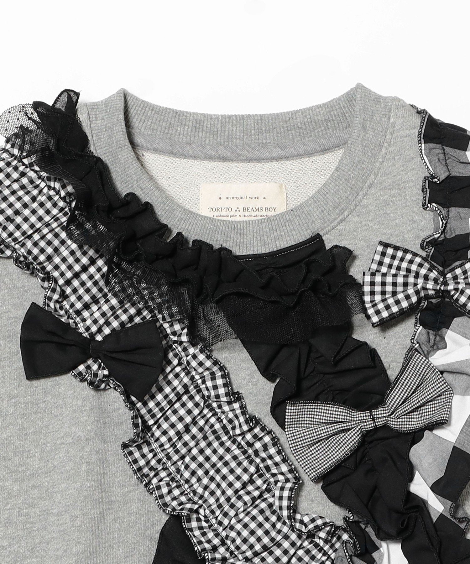 BEAMS WOMEN｜【別注】TORI-TO / リボン スウェット シャツ 25AW