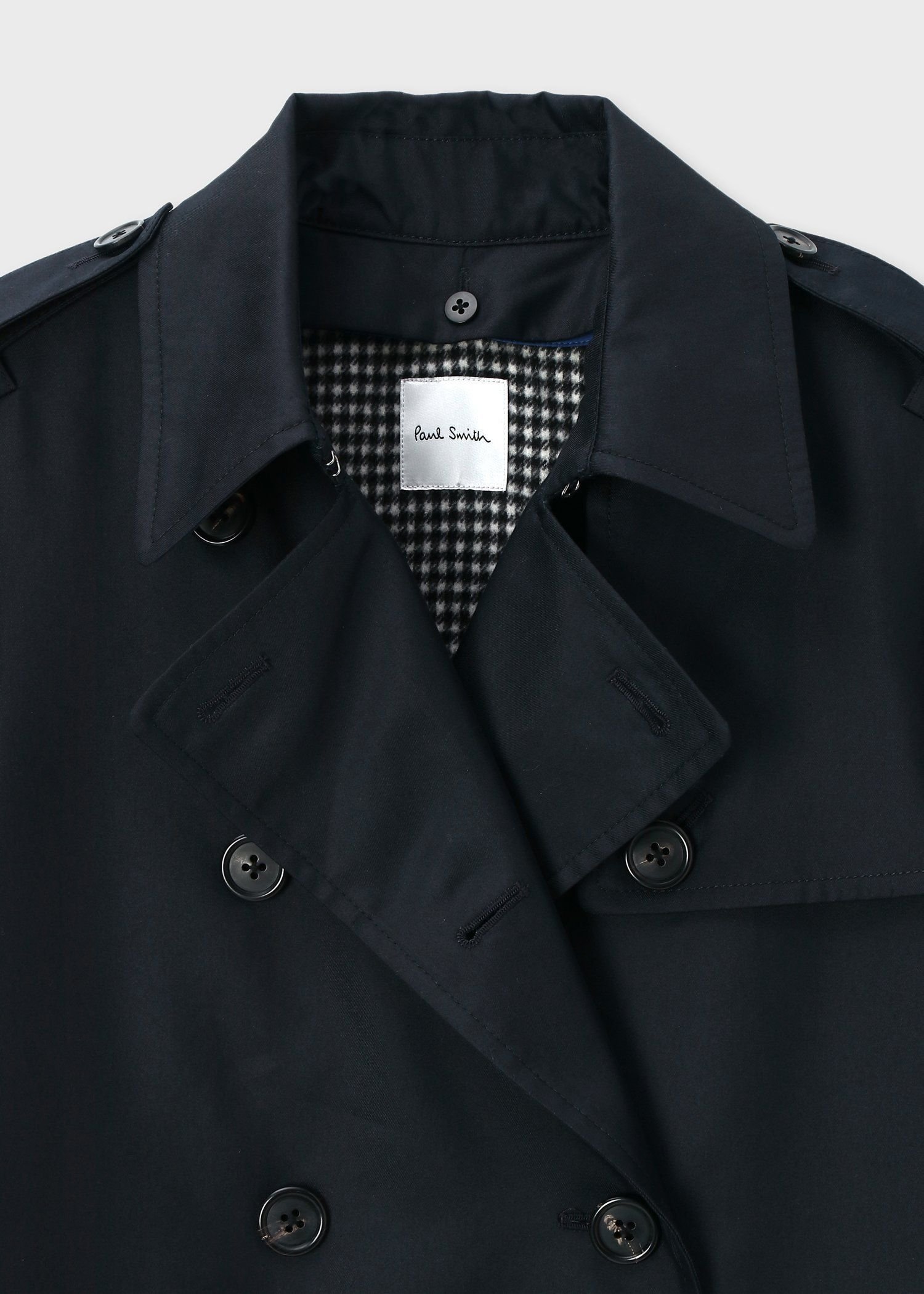 極美品】ポールスミス トレンチコート ユニオンジャック 銀ボタン 腰