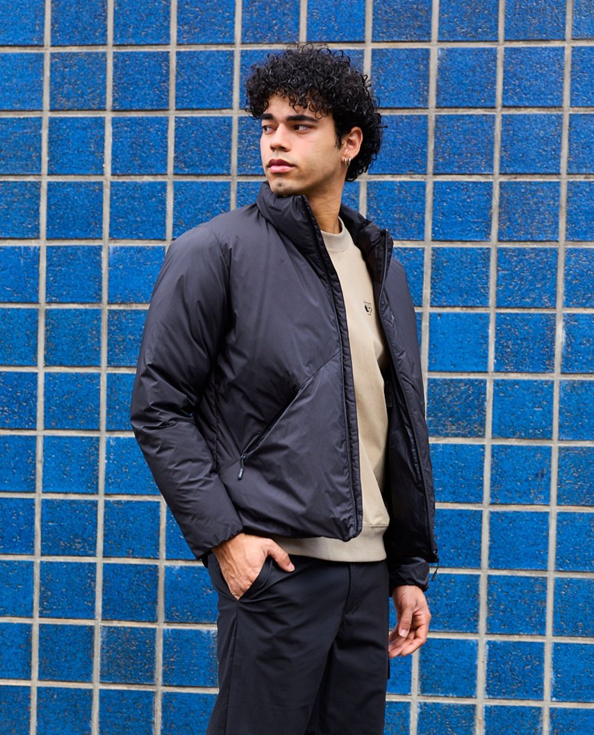 YEVS｜スタンドカラーステッチレスダウンジャケット | Rakuten Fashion