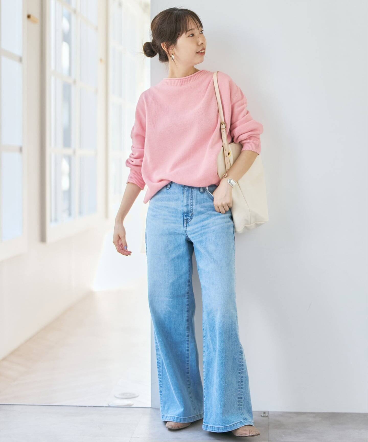 Spick & Span｜バルキーヤーンルーズボートネックニット | Rakuten