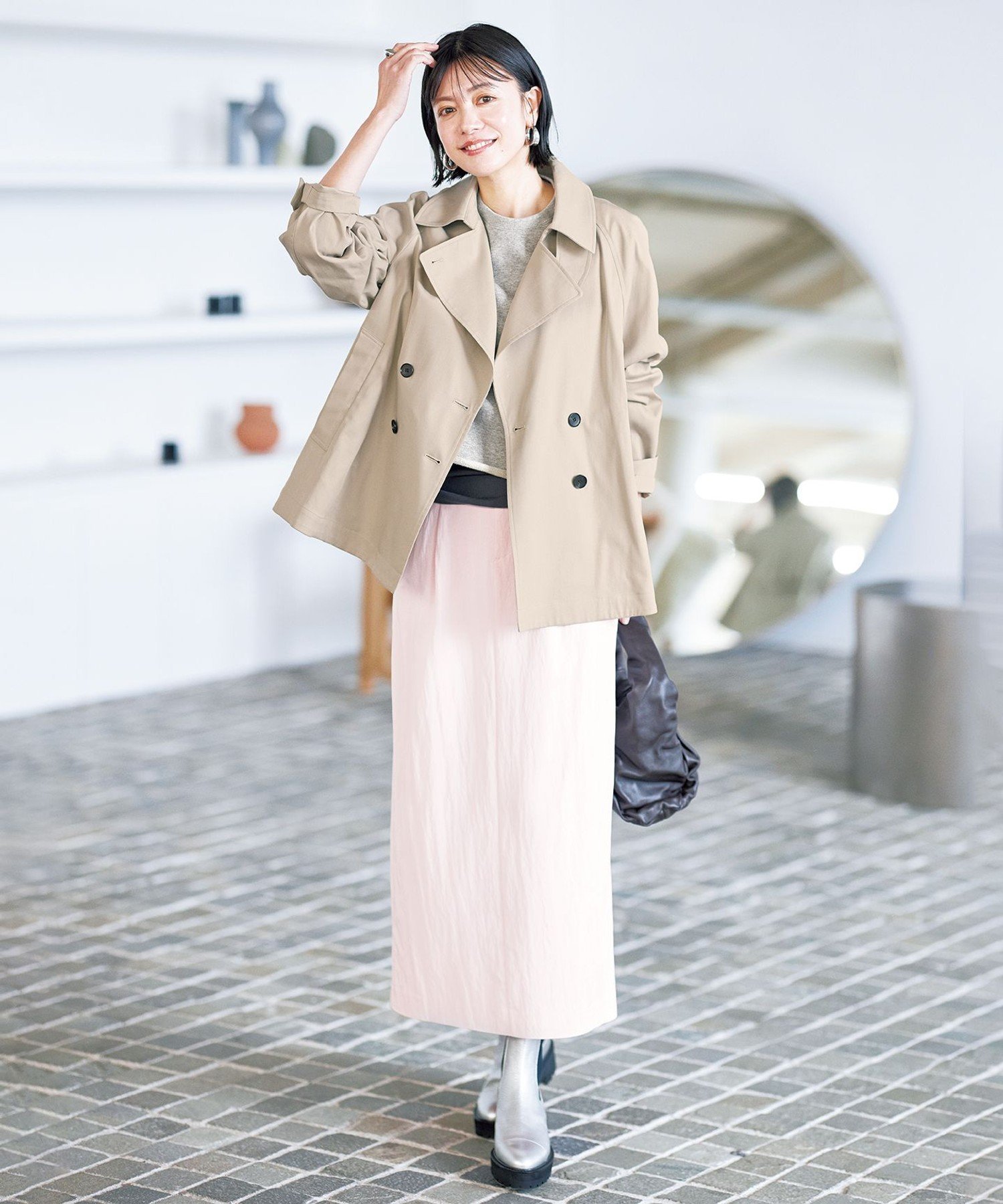 UNFILO｜ショート トレンチコート | Rakuten Fashion(楽天ファッション