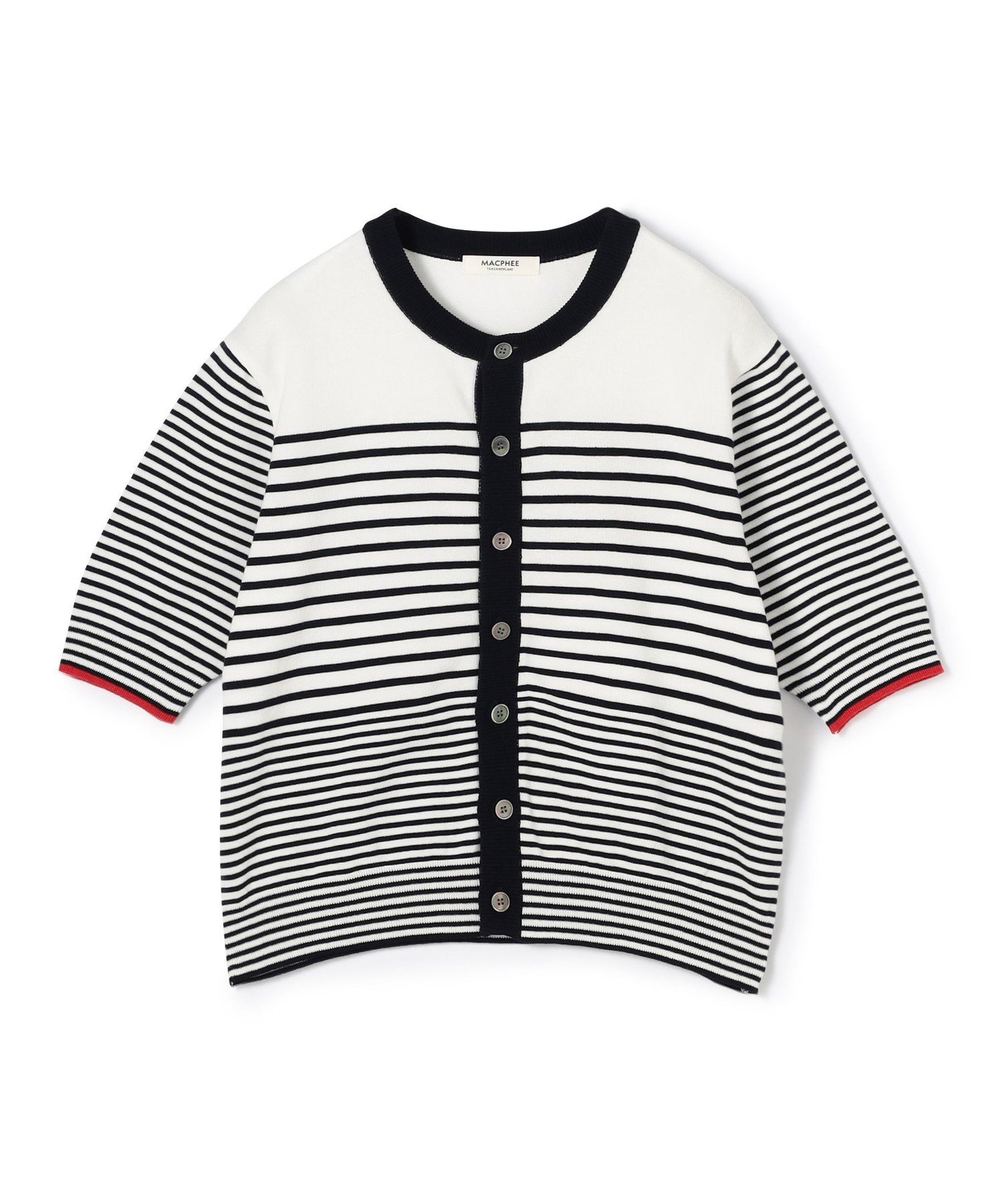 TOMORROWLAND｜ドライコットン ハーフスリーブカーディガン | Rakuten